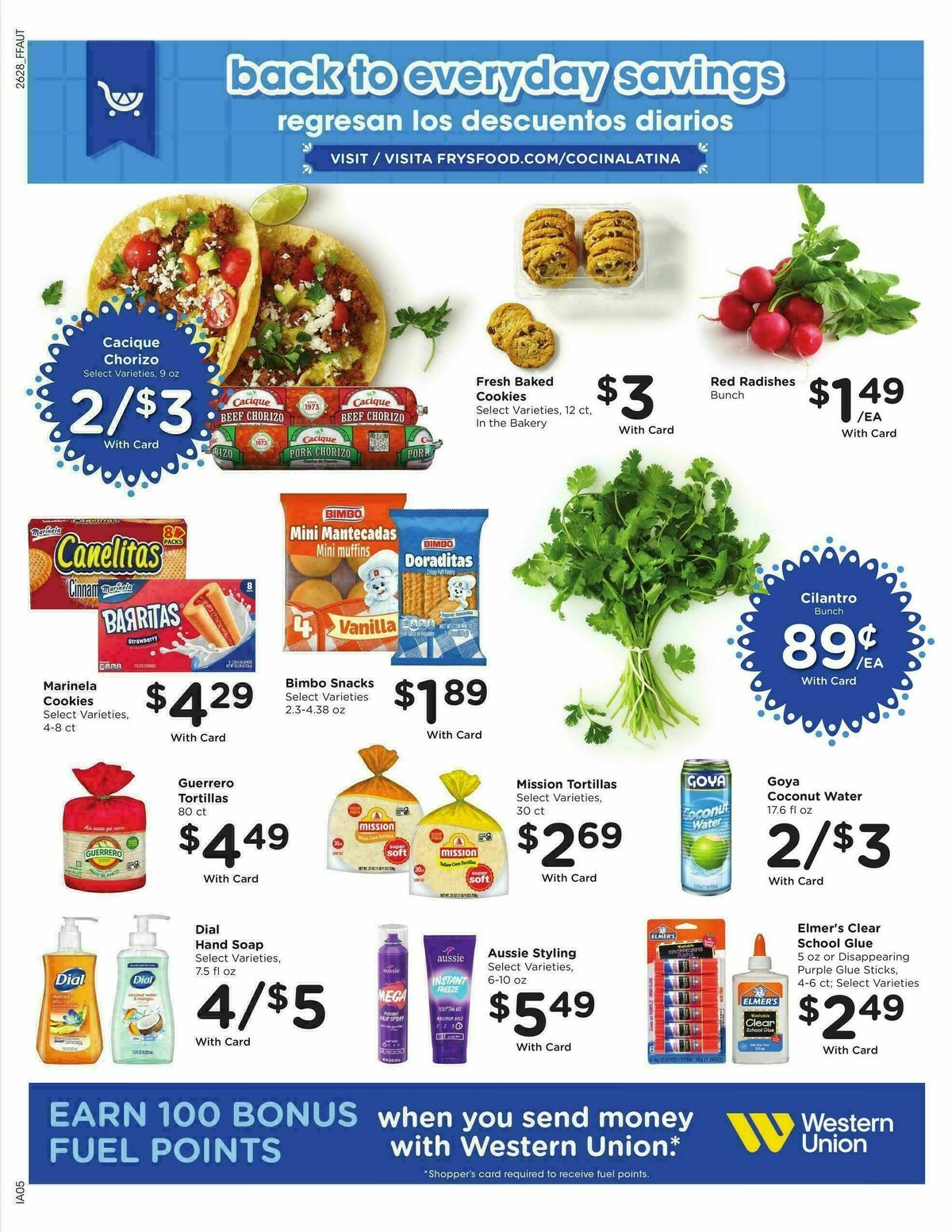 Fry's Food Weekly Ad from August 12