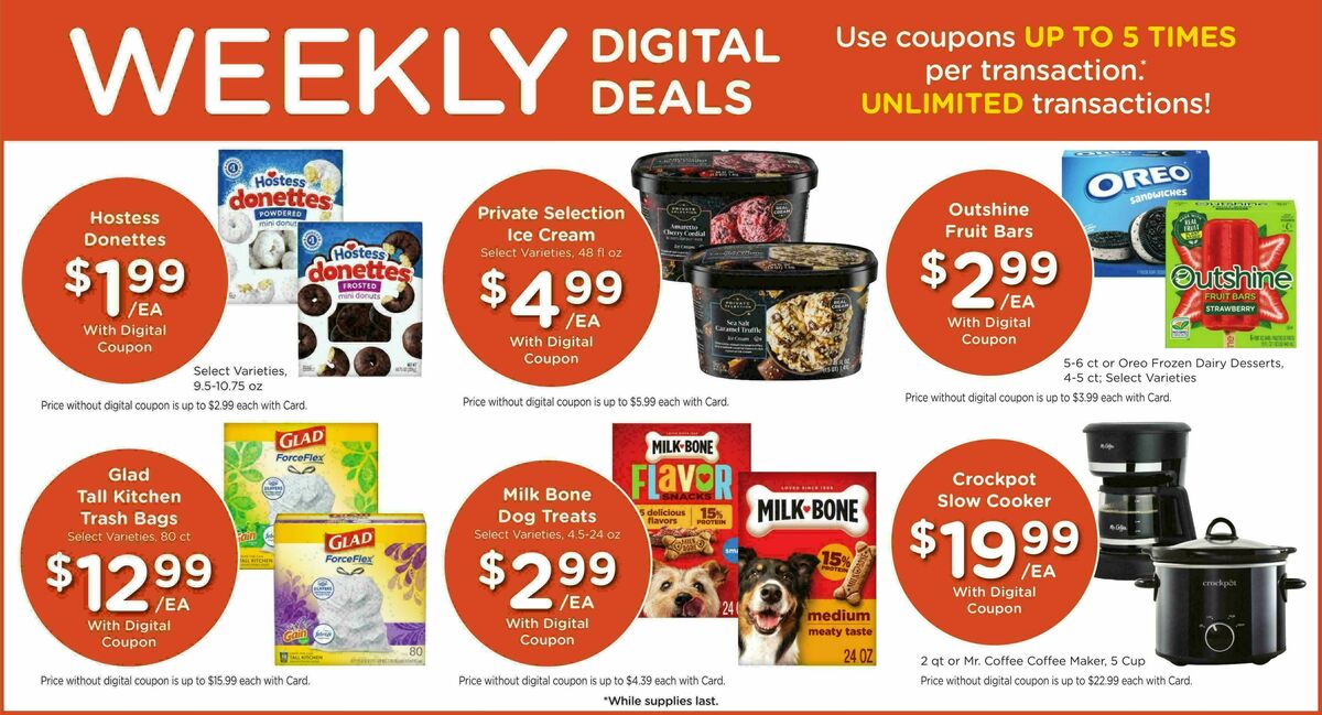 Fry's Food Weekly Ad from August 12