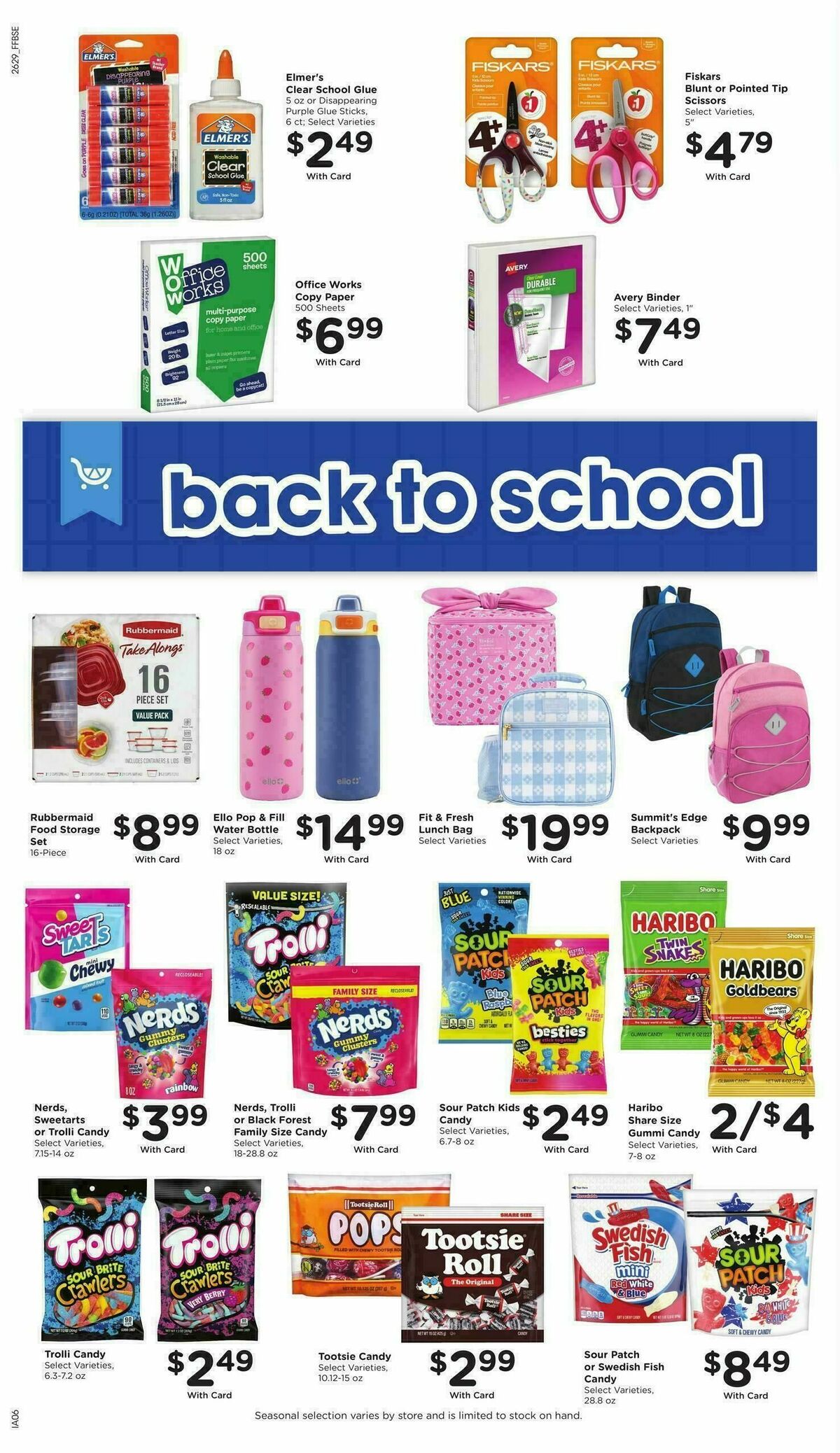 Fry's Food Weekly Ad from August 19