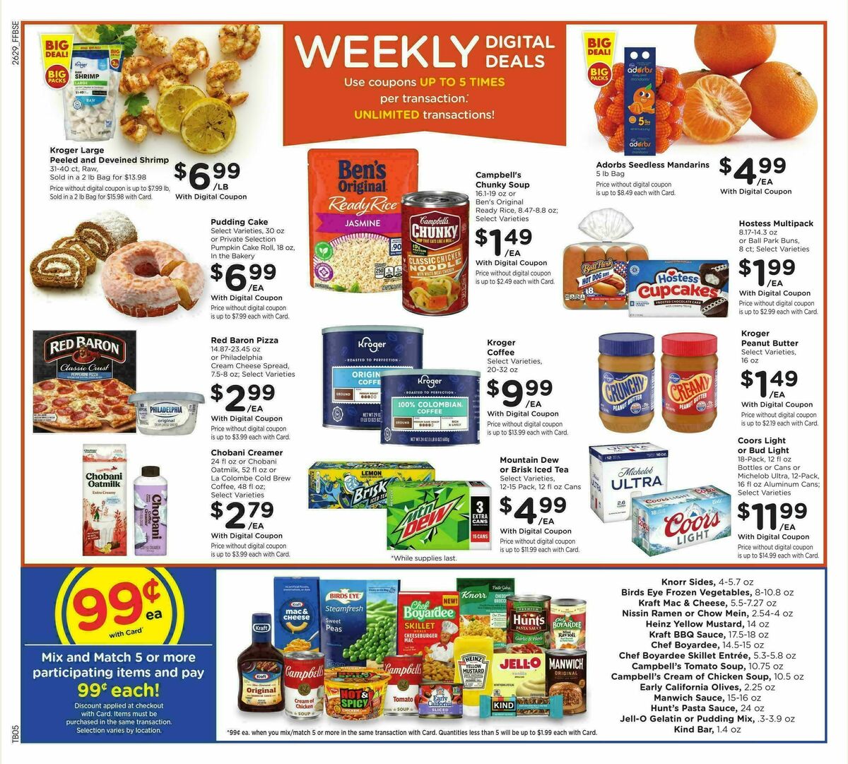 Fry's Food Weekly Ad from August 19
