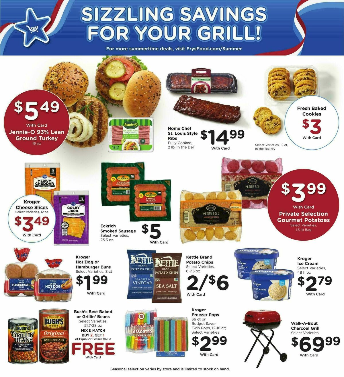 Fry's Food Weekly Ad from August 19