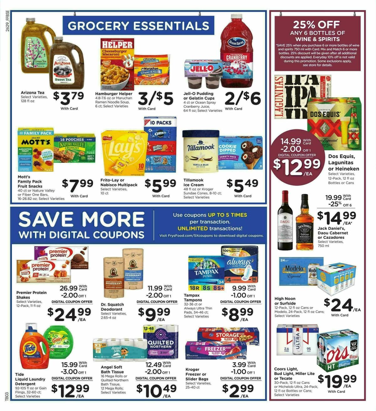 Fry's Food Weekly Ad from August 19