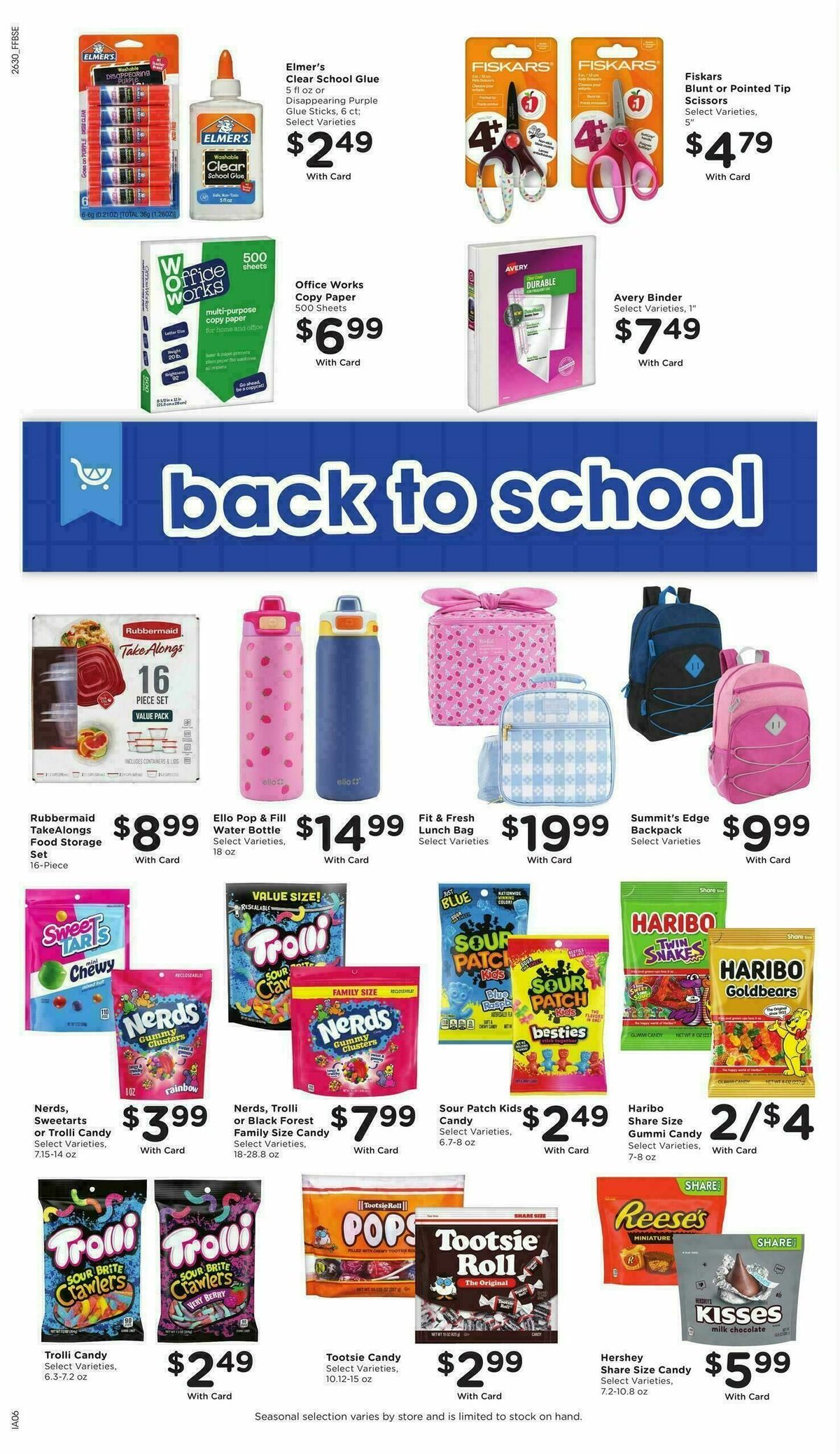 Fry's Food Weekly Ad from August 26