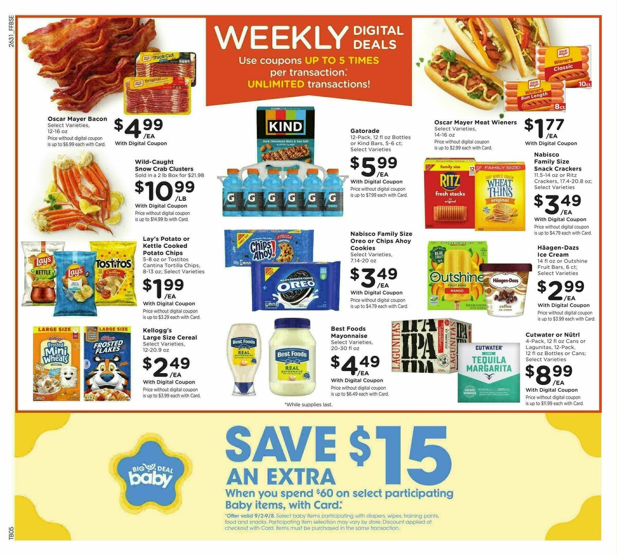 Fry's Food Weekly Ad from September 2