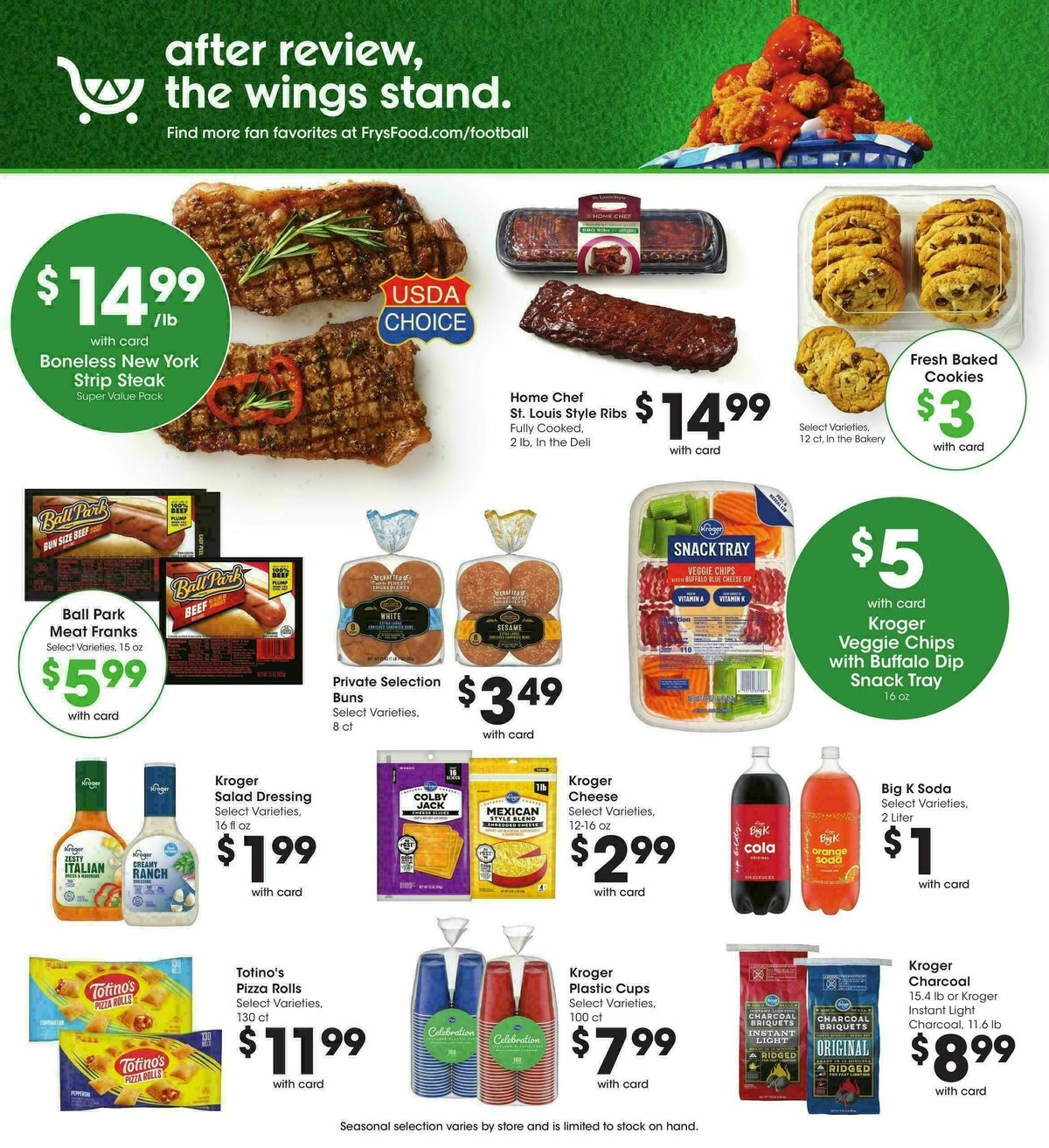 Fry's Food Weekly Ad from September 16