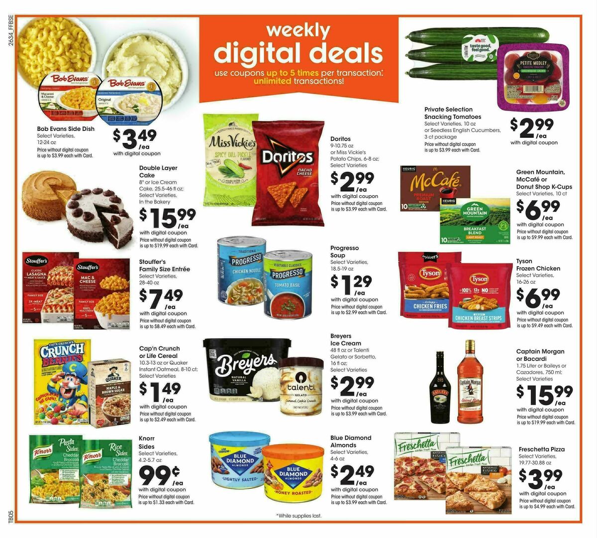 Fry's Food Weekly Ad from September 23