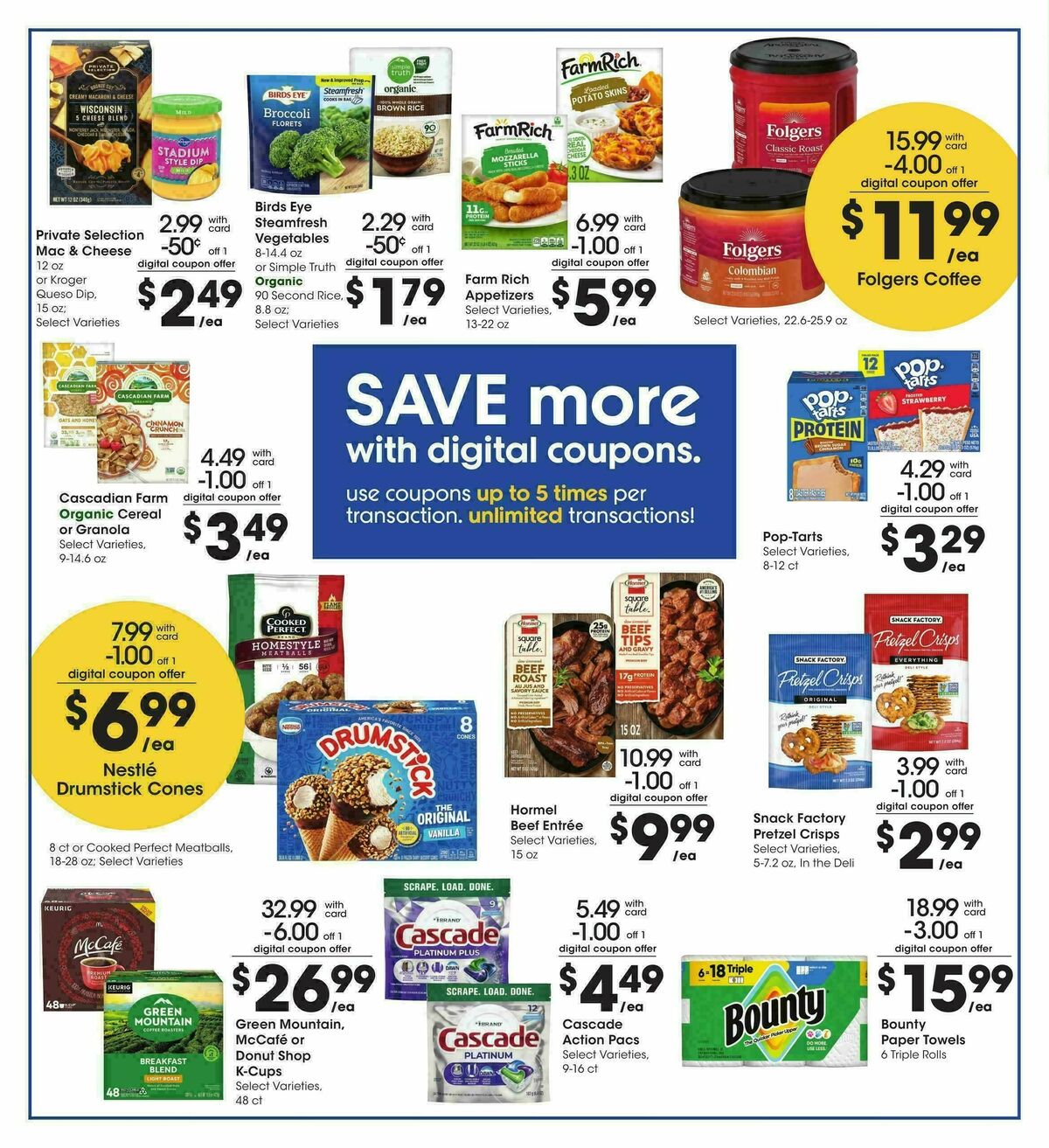 Fry's Food Weekly Ad from September 23