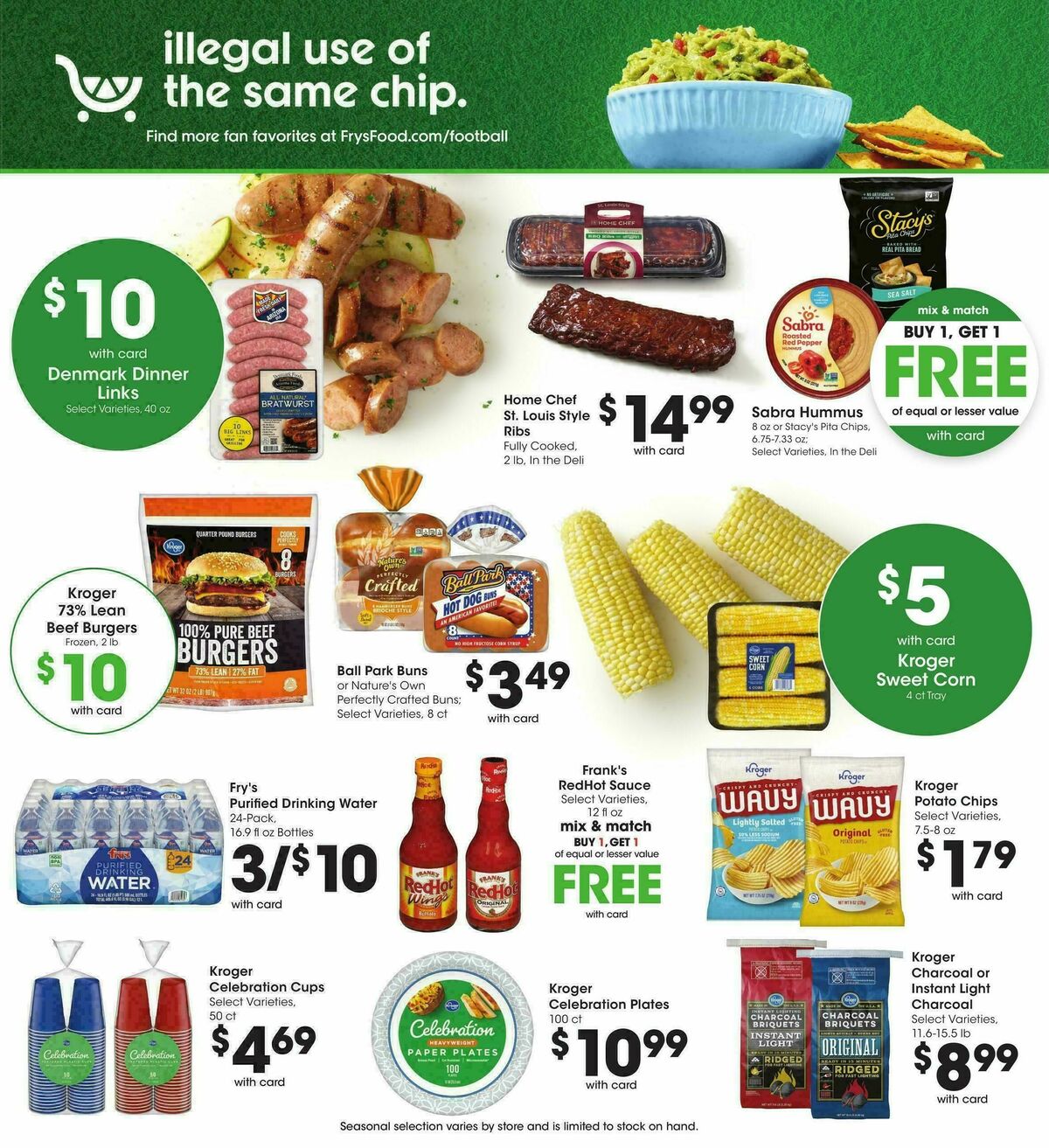 Fry's Food Weekly Ad from September 23