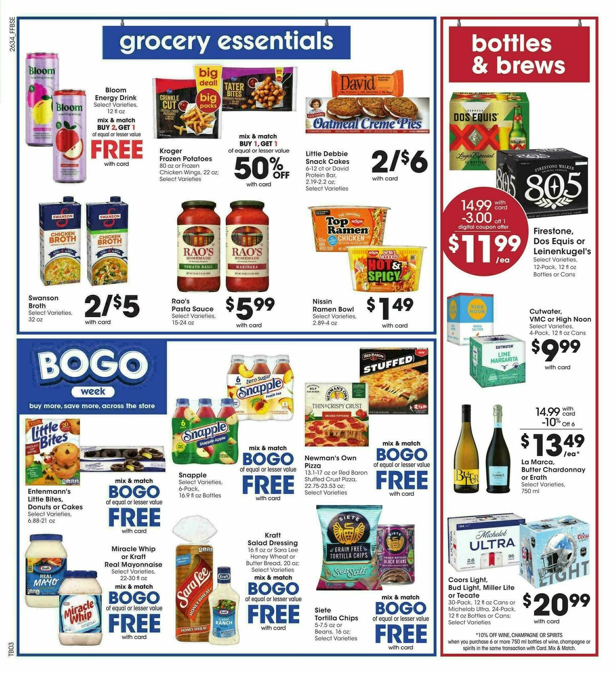 Fry's Food Weekly Ad from September 23