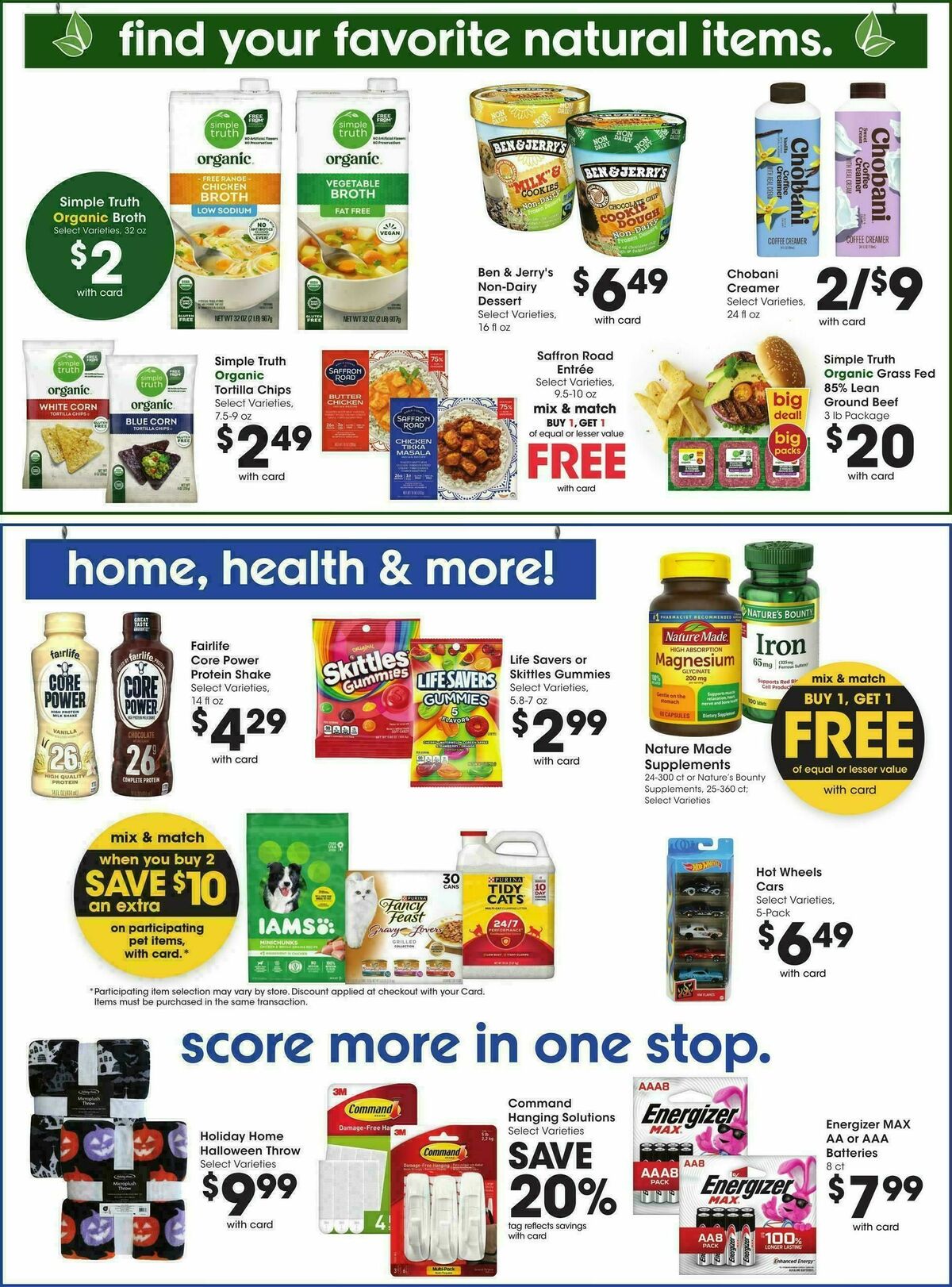 Fry's Food Weekly Ad from September 23