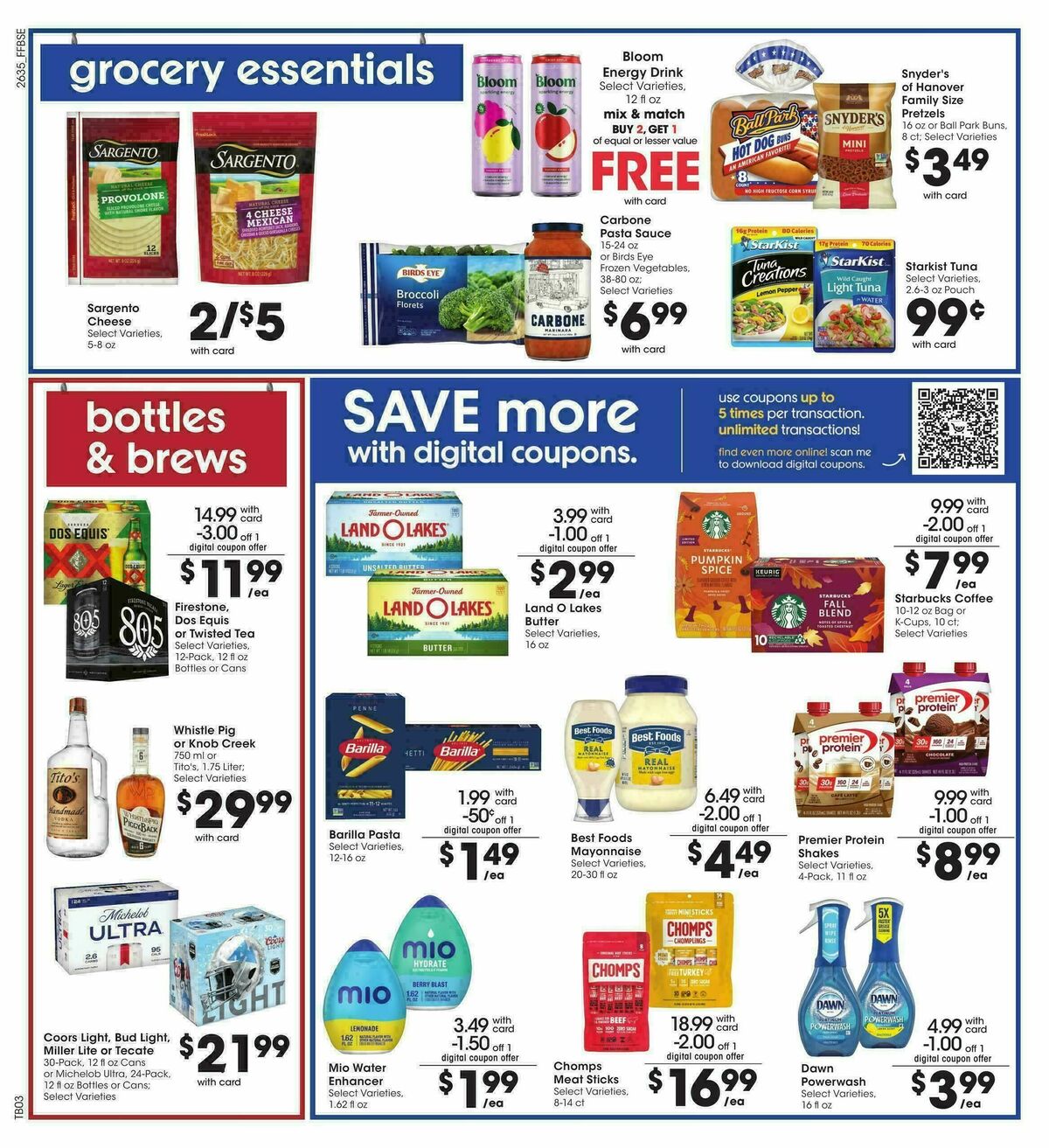 Fry's Food Weekly Ad from September 30