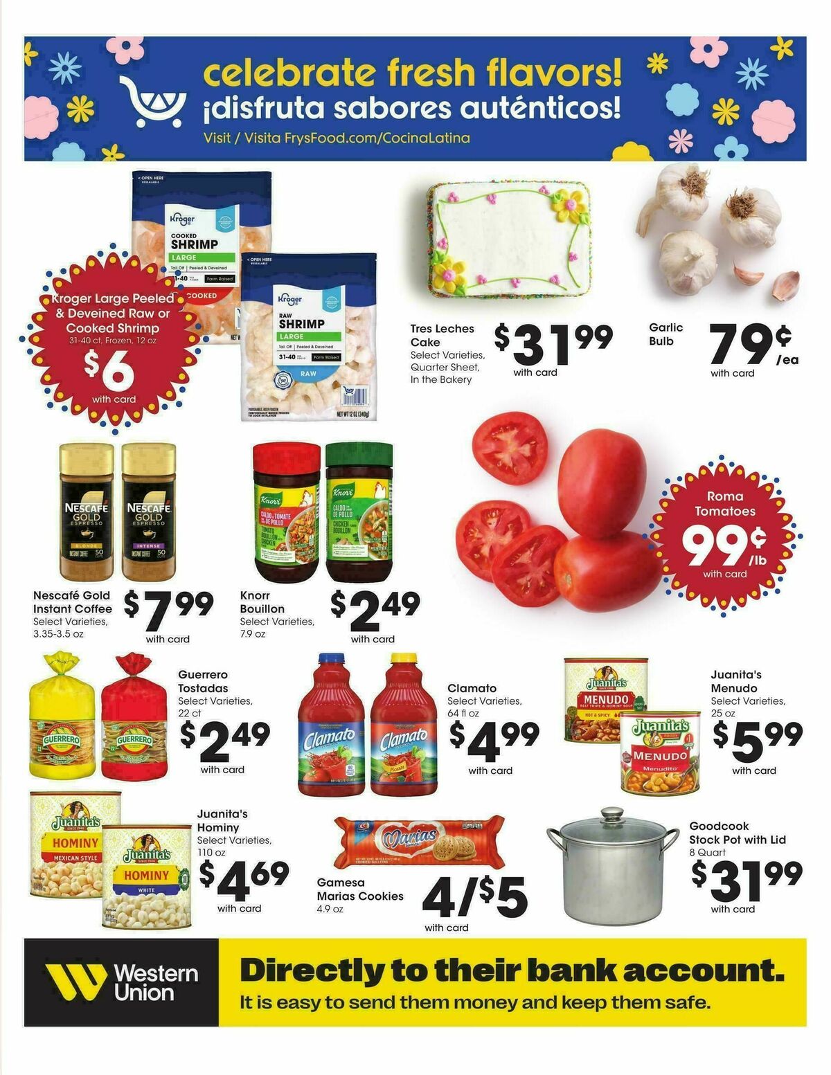 Fry's Food Weekly Ad from October 7