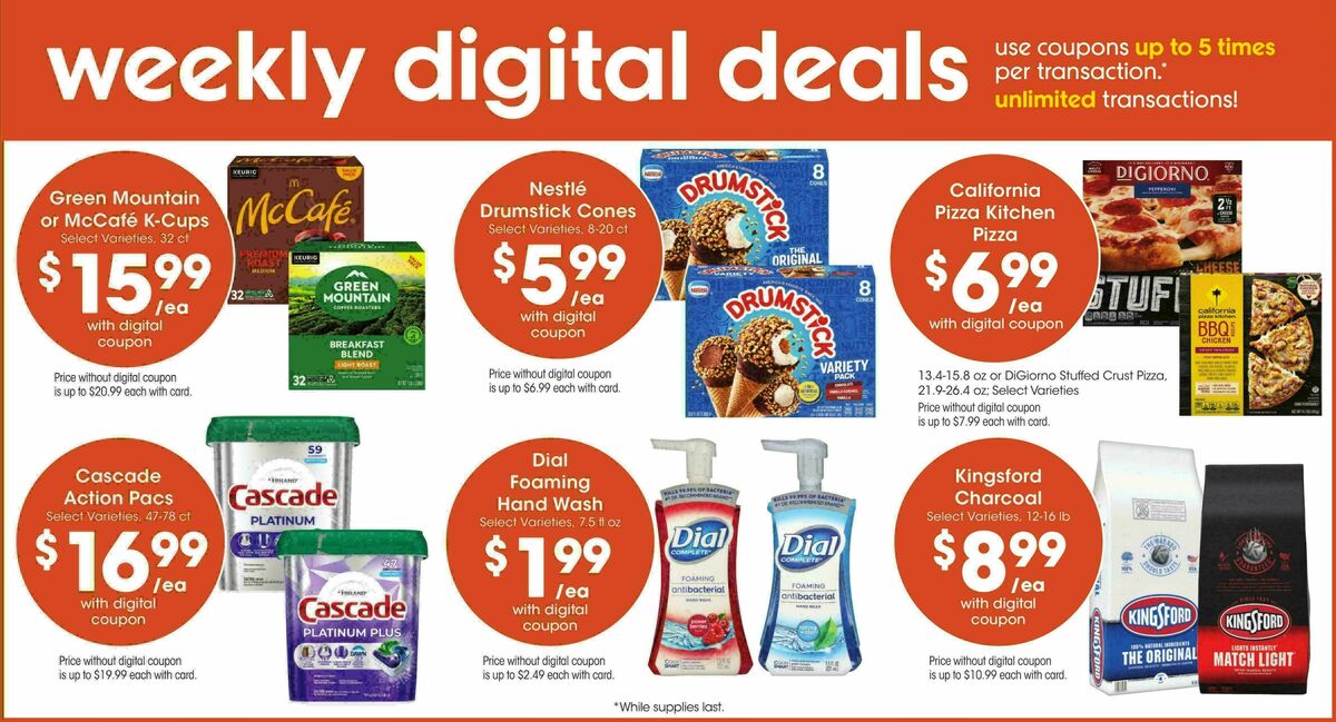 Fry's Food Weekly Ad from October 7