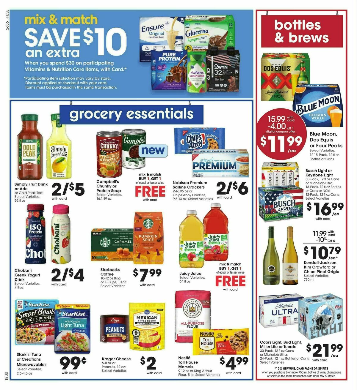 Fry's Food Weekly Ad from October 7