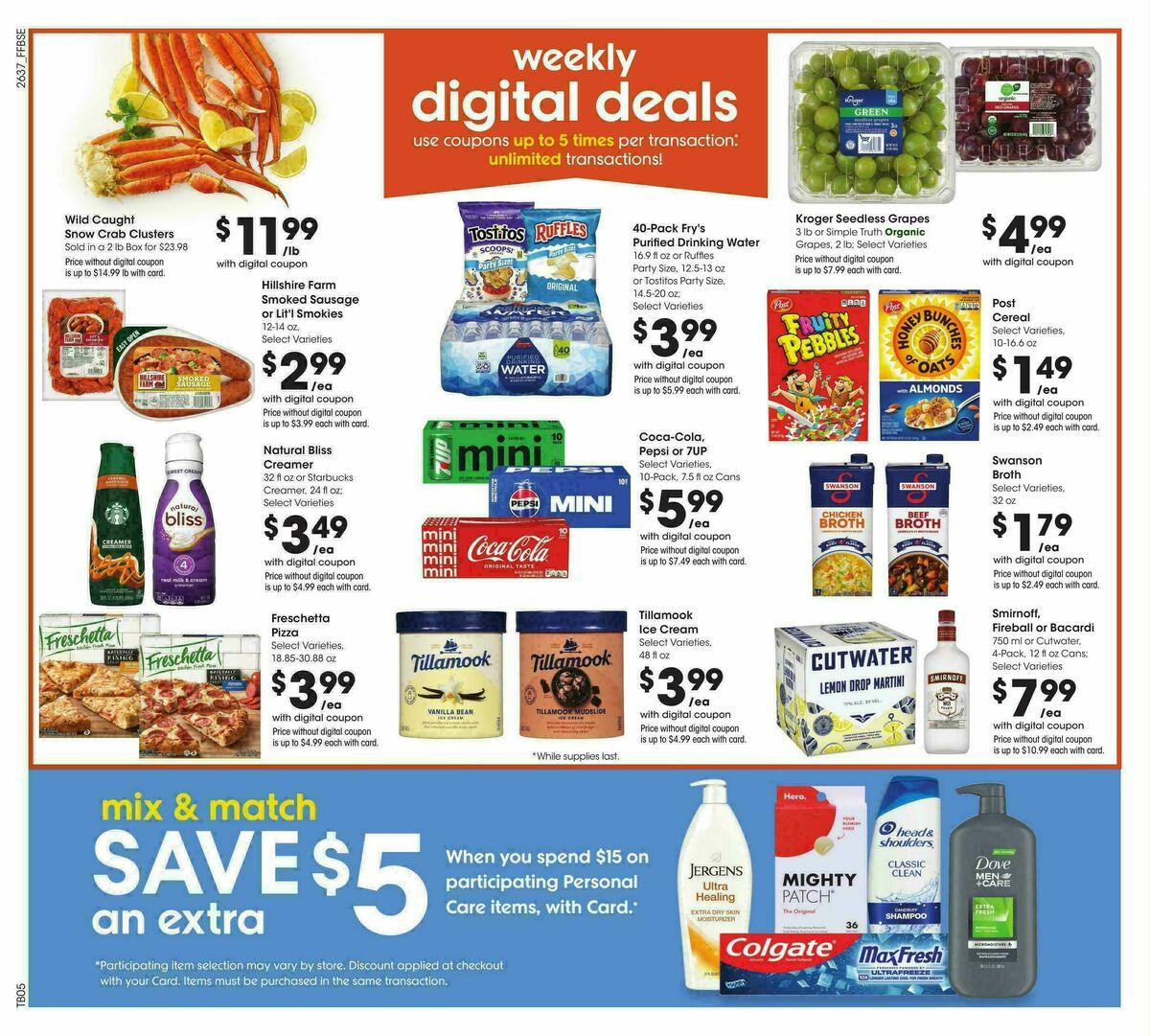 Fry's Food Weekly Ad from October 14