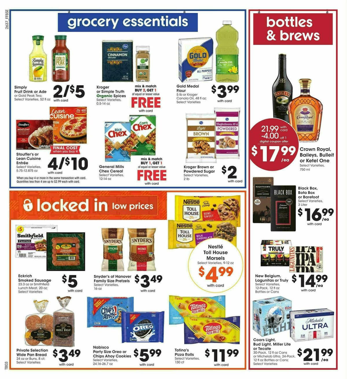 Fry's Food Weekly Ad from October 14