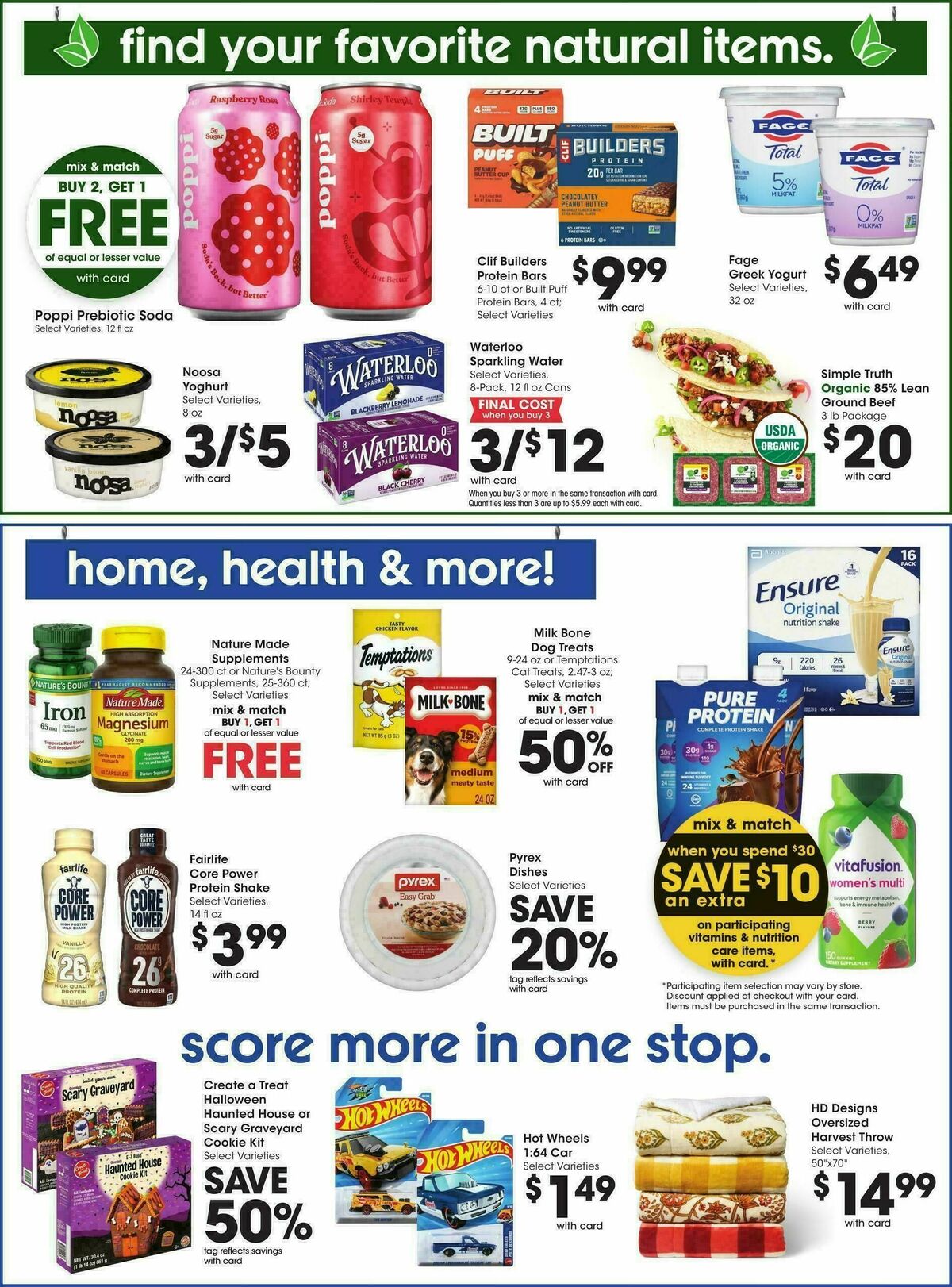 Fry's Food Weekly Ad from October 14