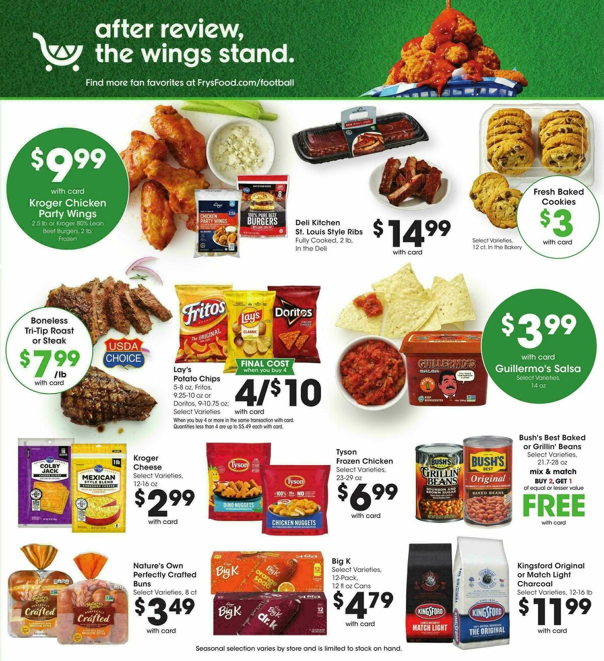 Fry's Food Weekly Ad from October 14