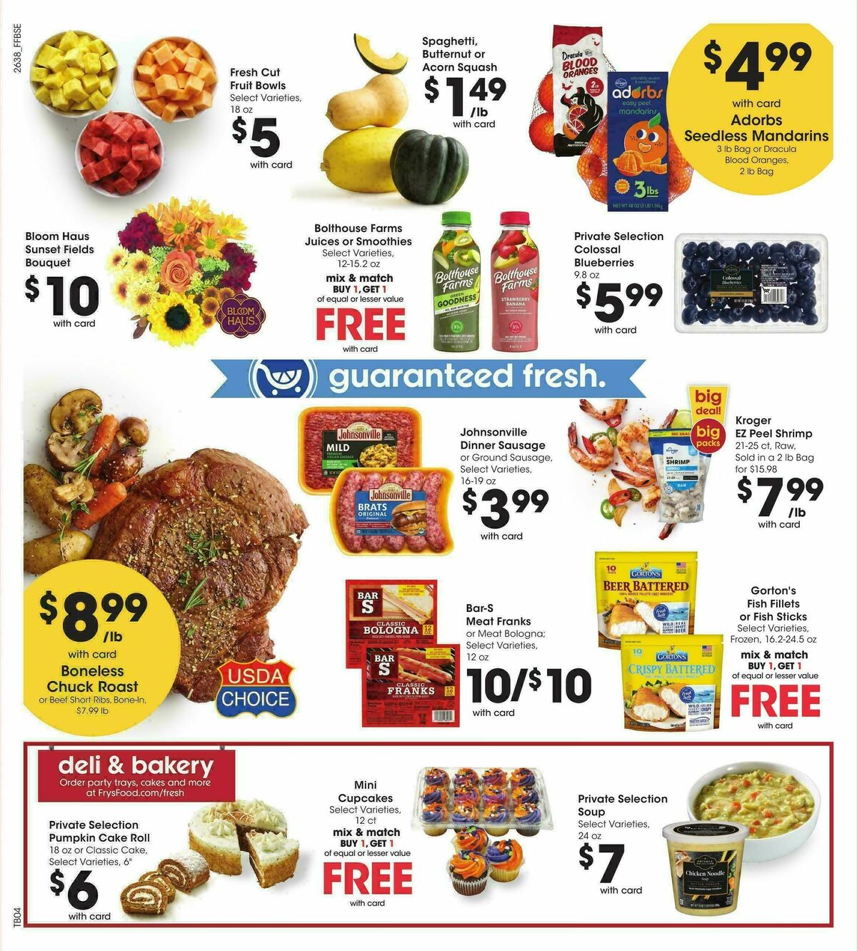 Fry's Food Weekly Ad from October 21