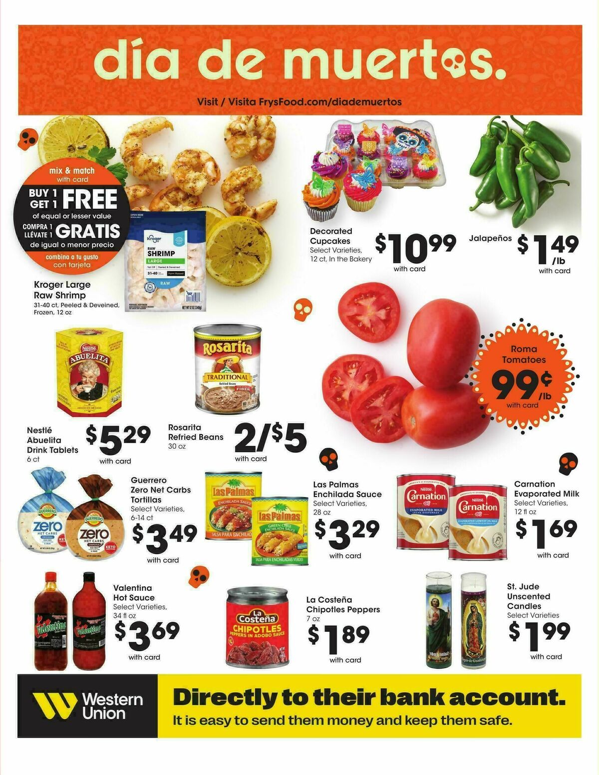 Fry's Food Weekly Ad from October 21