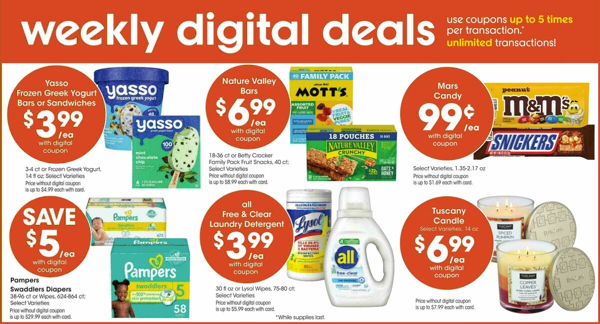 Fry's Food Weekly Ad from October 21
