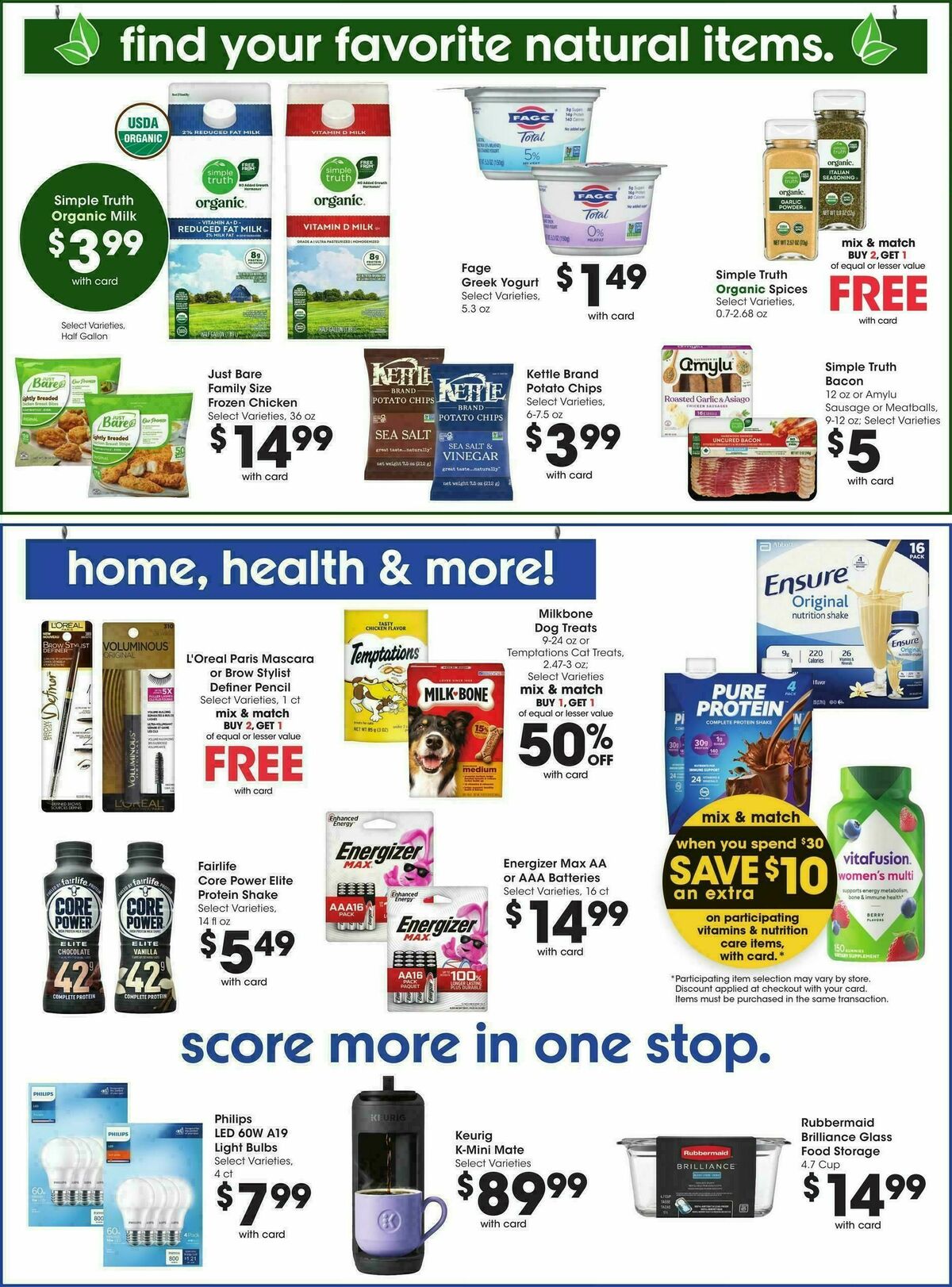 Fry's Food Weekly Ad from October 21