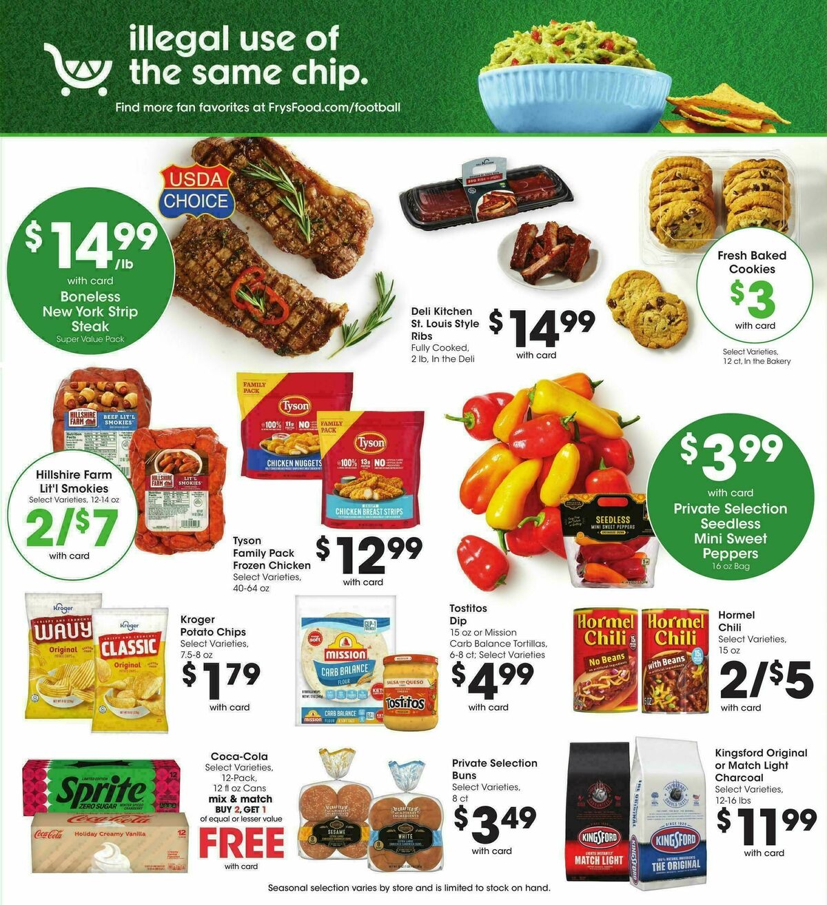 Fry's Food Weekly Ad from October 21