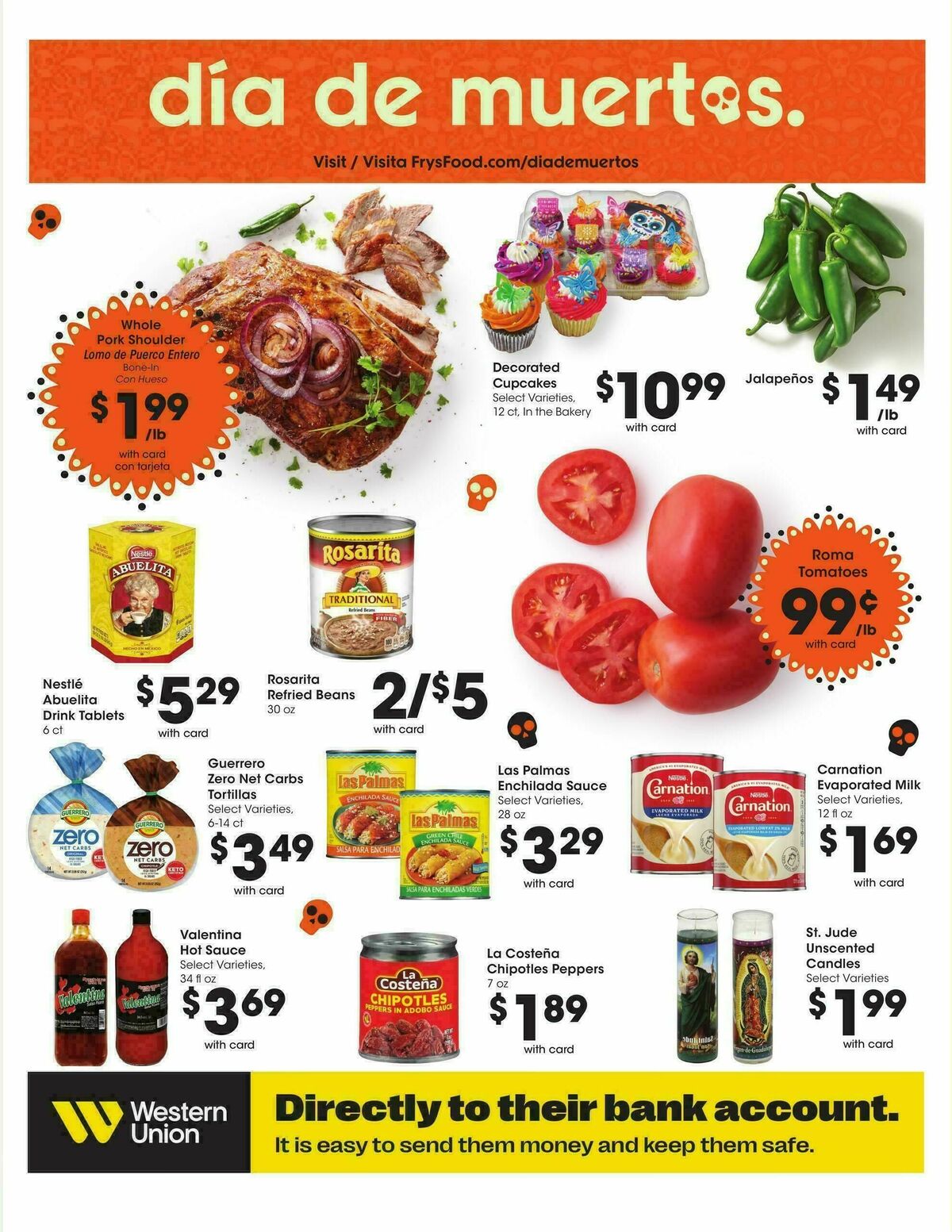 Fry's Food Weekly Ad from October 28