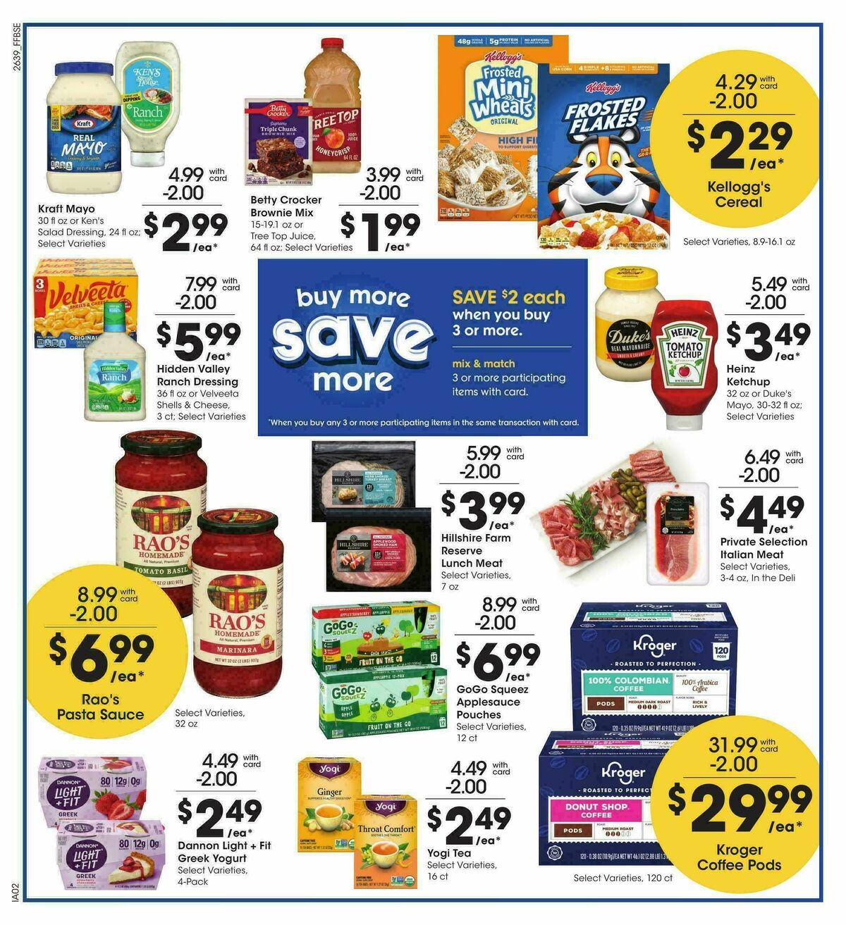 Fry's Food Weekly Ad from October 28