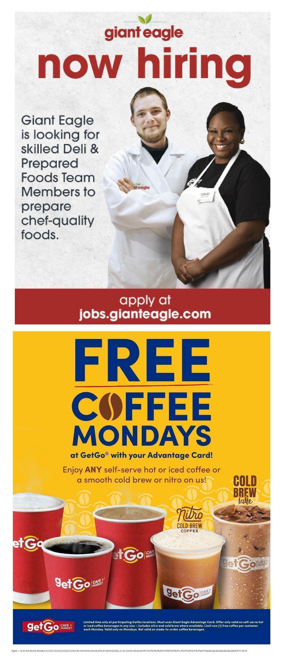 Giant Eagle Weekly Ad from April 13