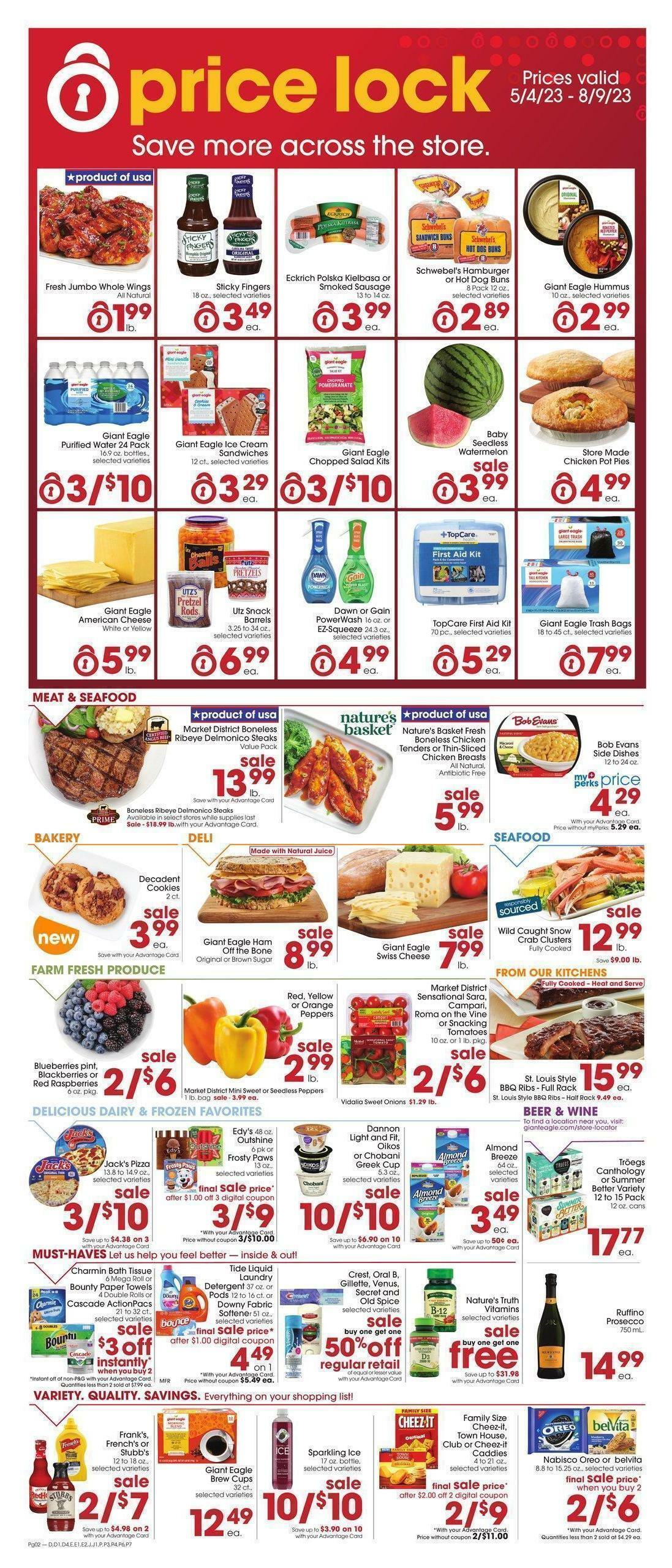 Giant Eagle Weekly Ad from May 11