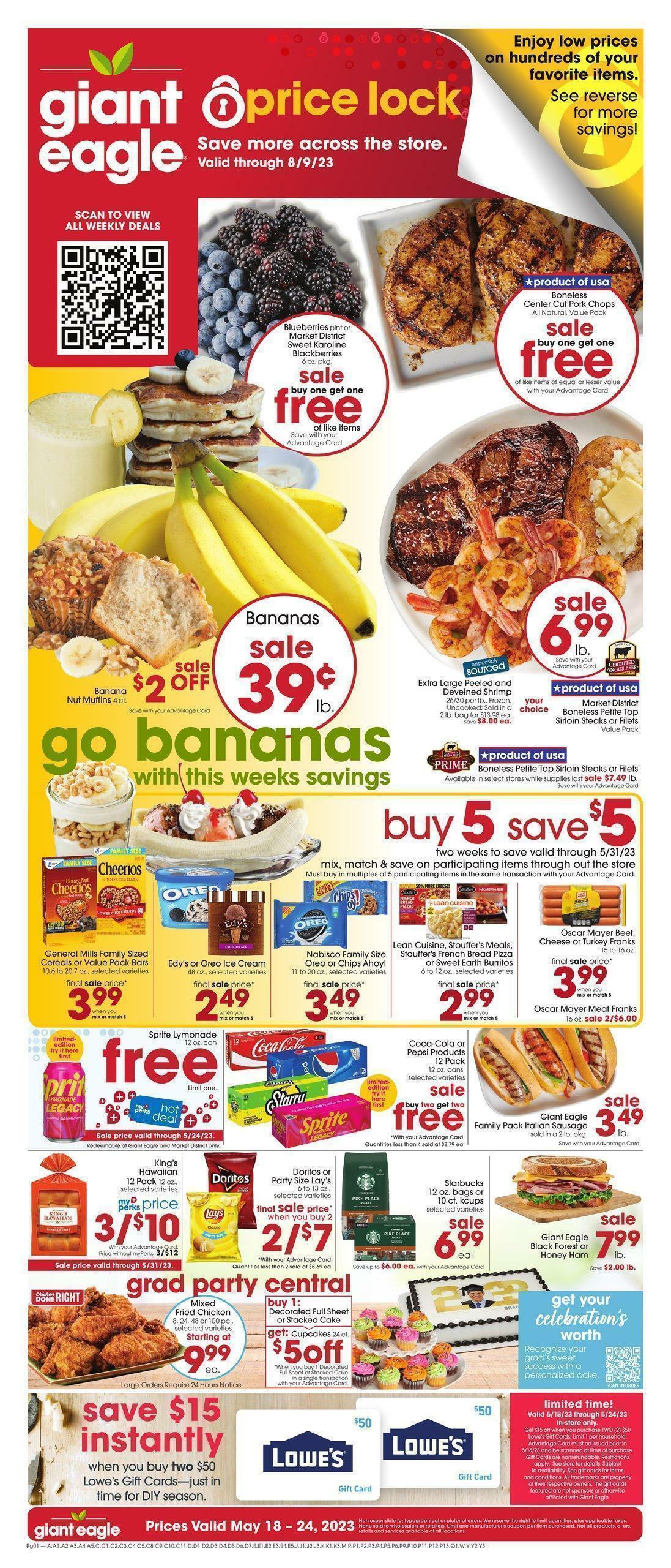 Giant Eagle Weekly Ad from May 18