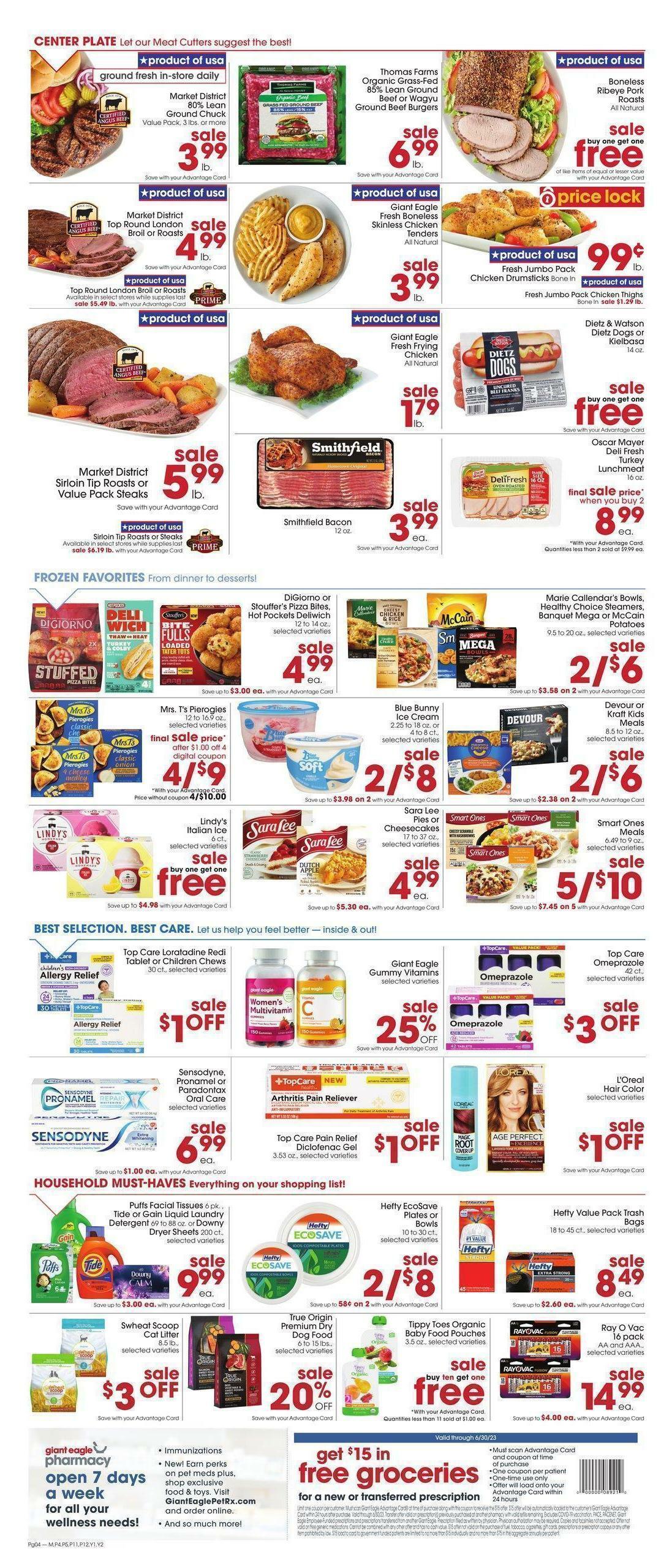 Giant Eagle Weekly Ad from May 18