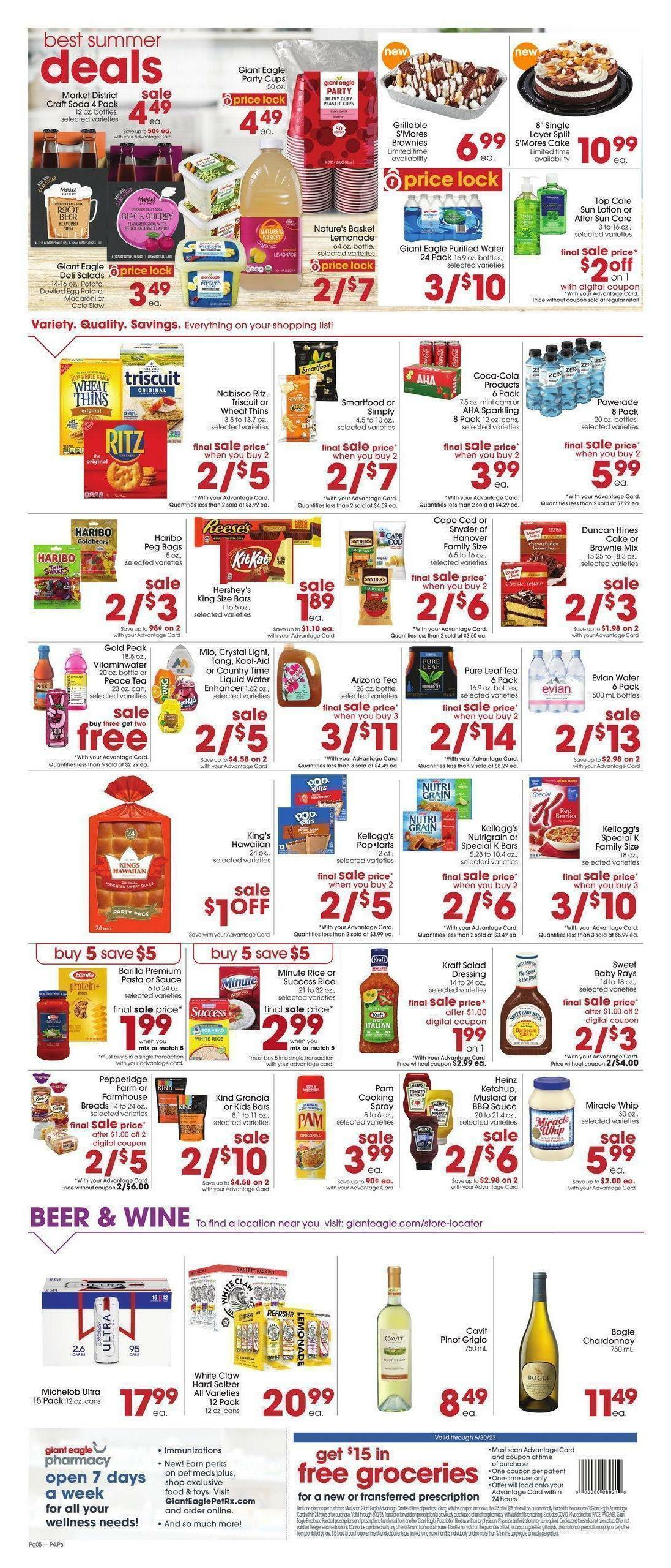 Giant Eagle Weekly Ad from May 18