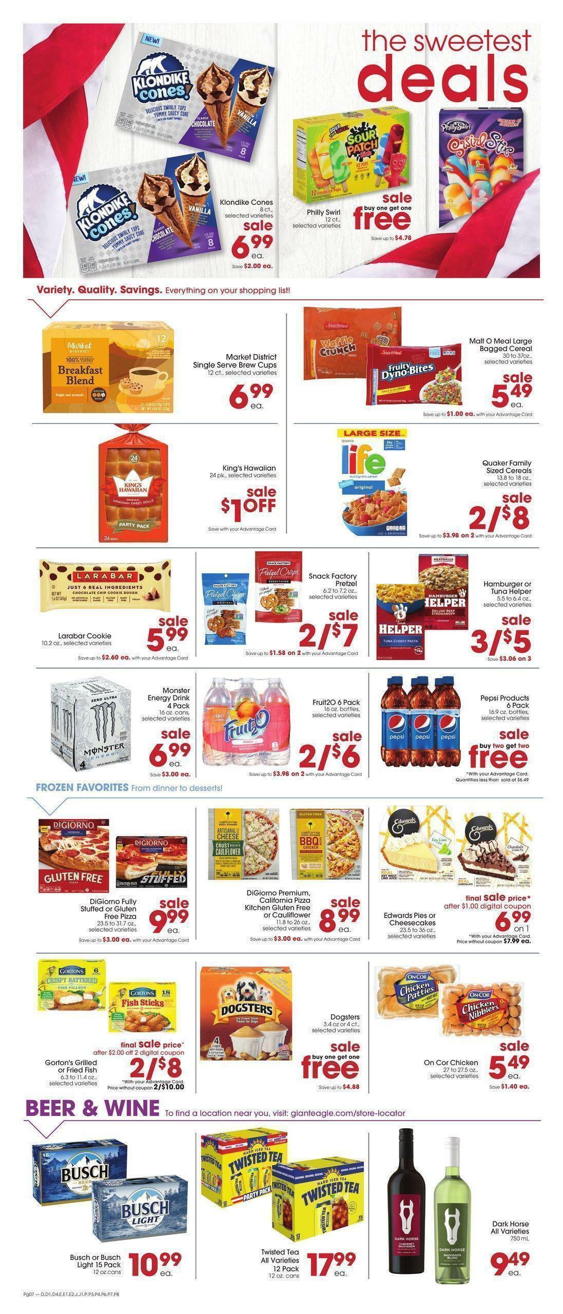 Giant Eagle Weekly Ad from May 18