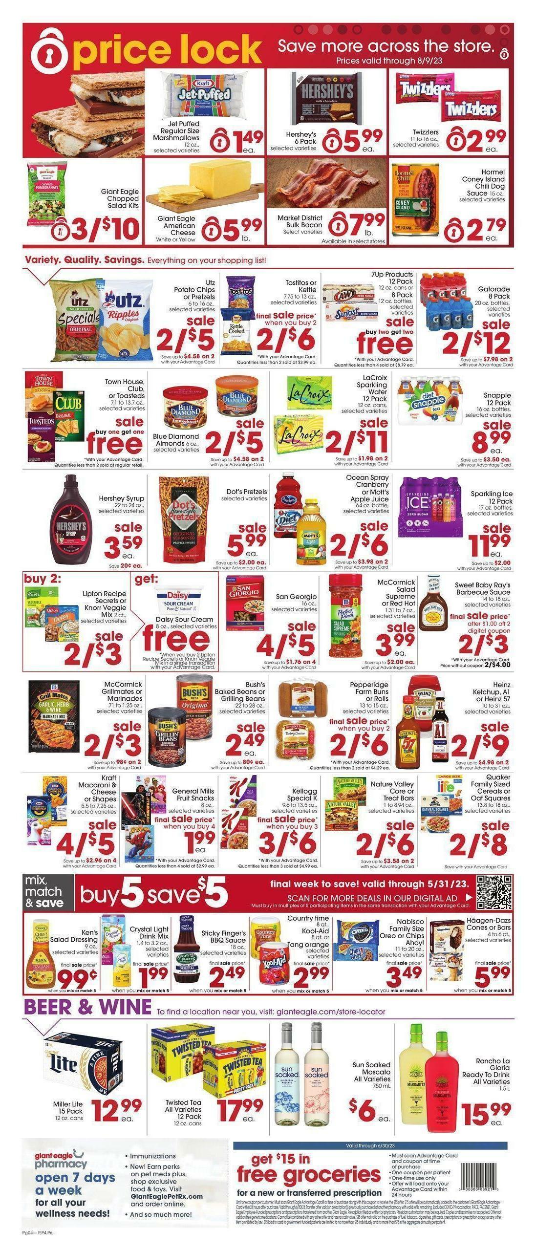 Giant Eagle Weekly Ad from May 25