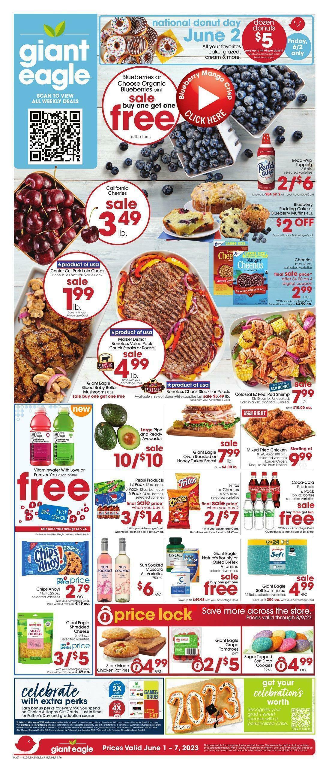 Giant Eagle Weekly Ad from June 1