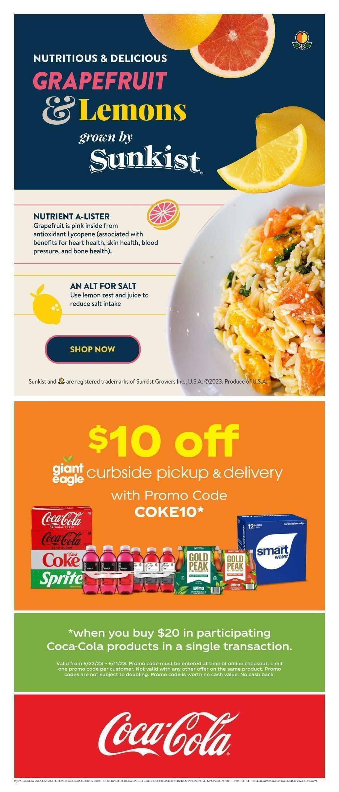 Giant Eagle Weekly Ad from June 1