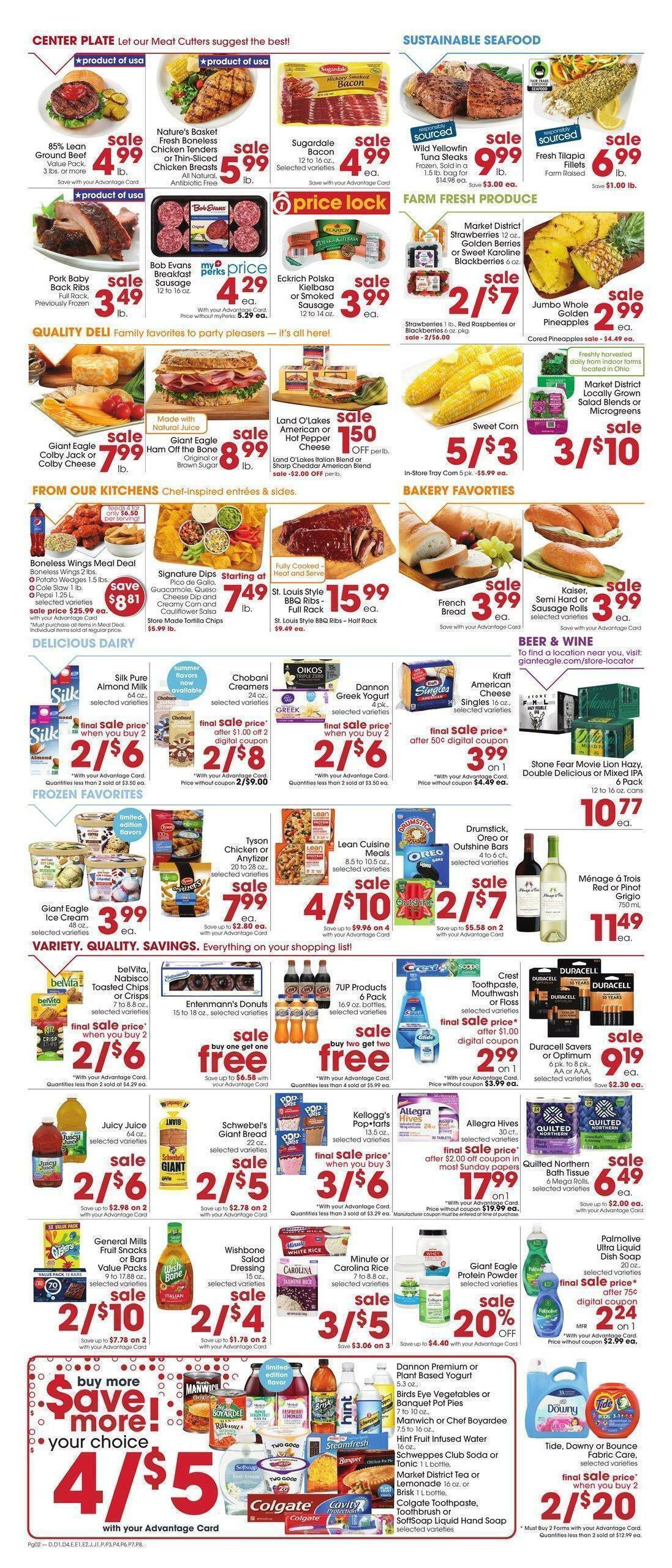 Giant Eagle Weekly Ad from June 1
