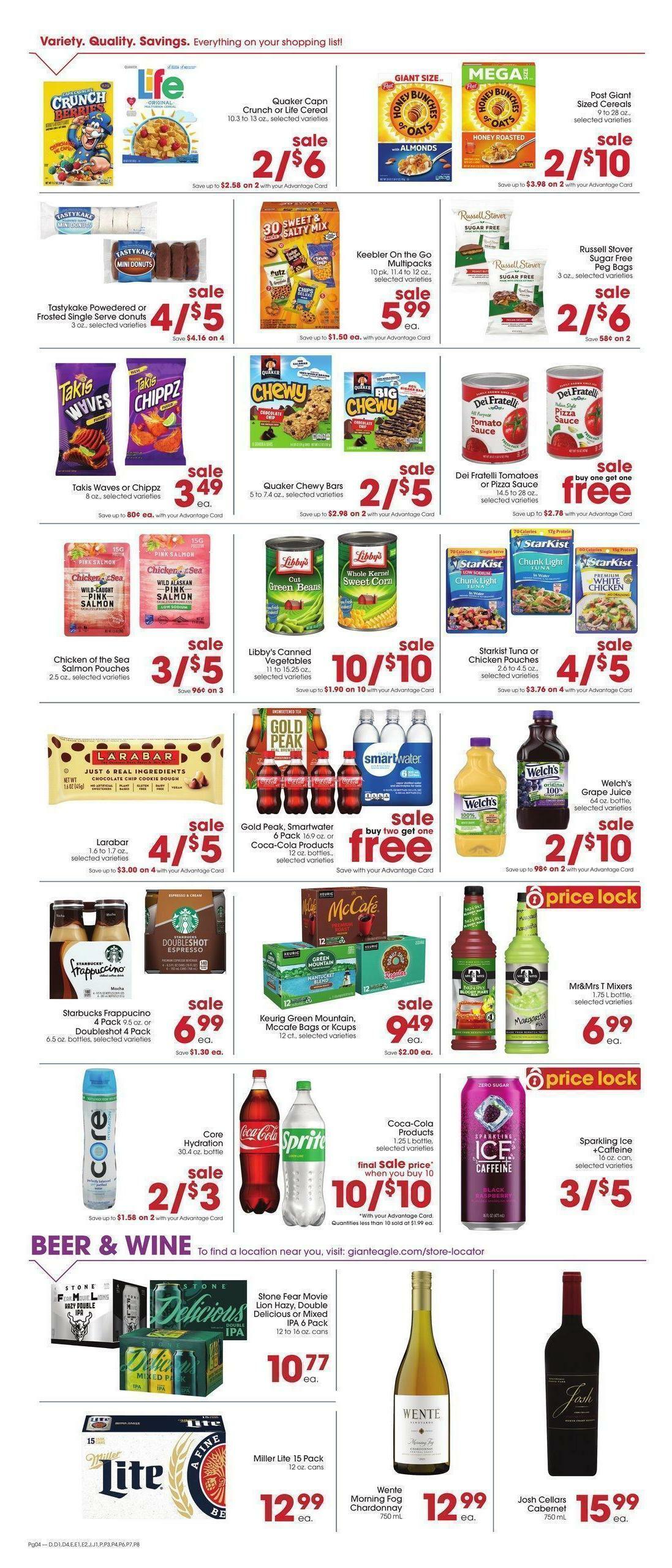 Giant Eagle Weekly Ad from June 1