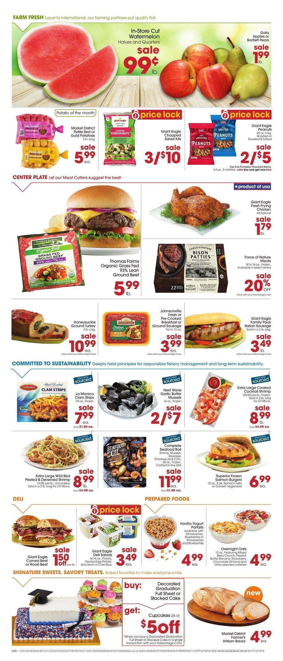 Giant Eagle Weekly Ad from June 8