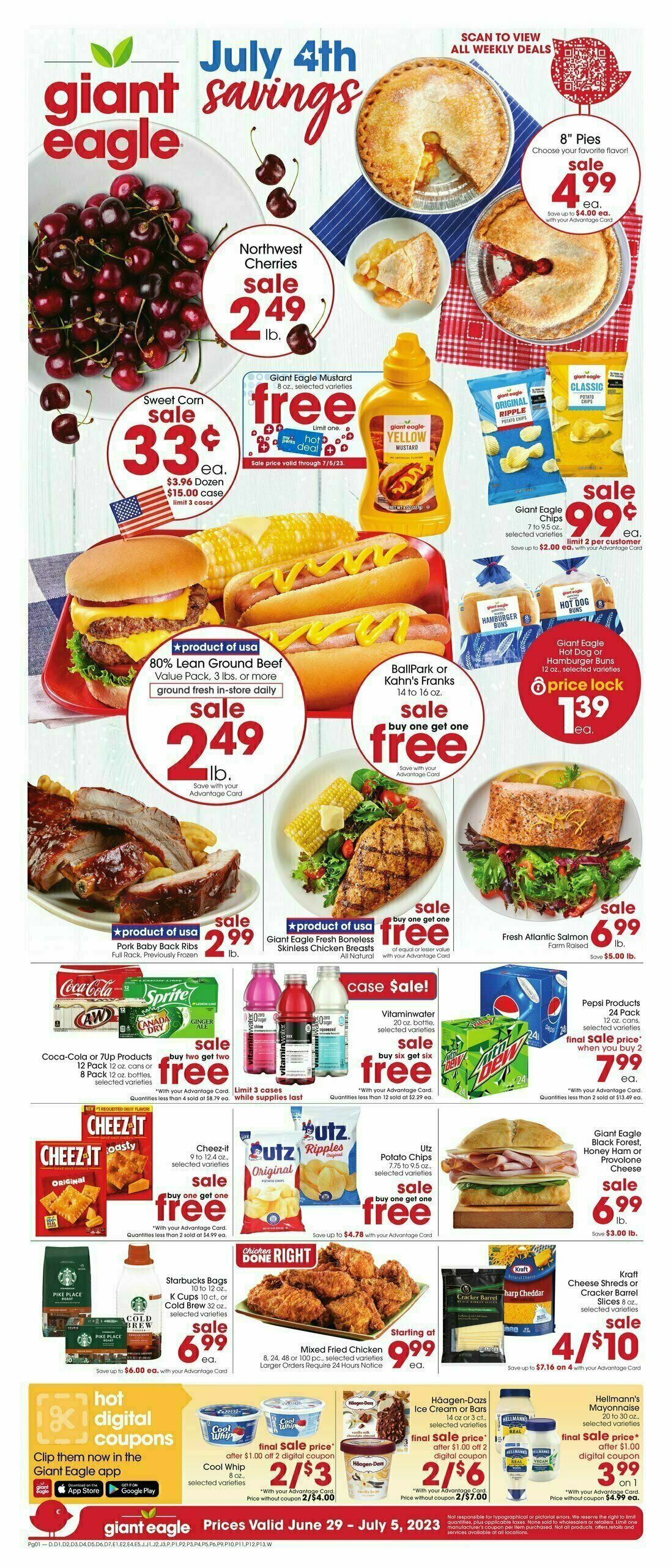 Giant Eagle Weekly Ad from June 29