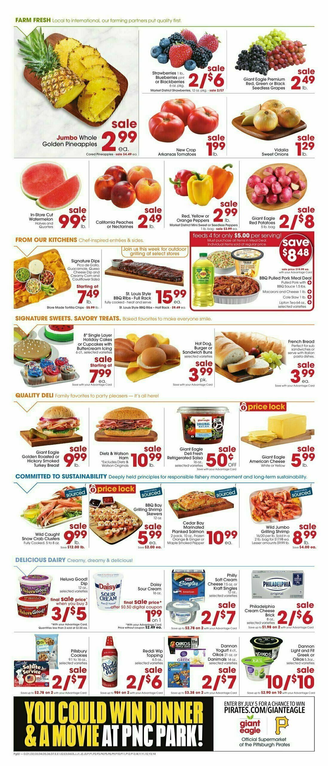 Giant Eagle Weekly Ad from June 29