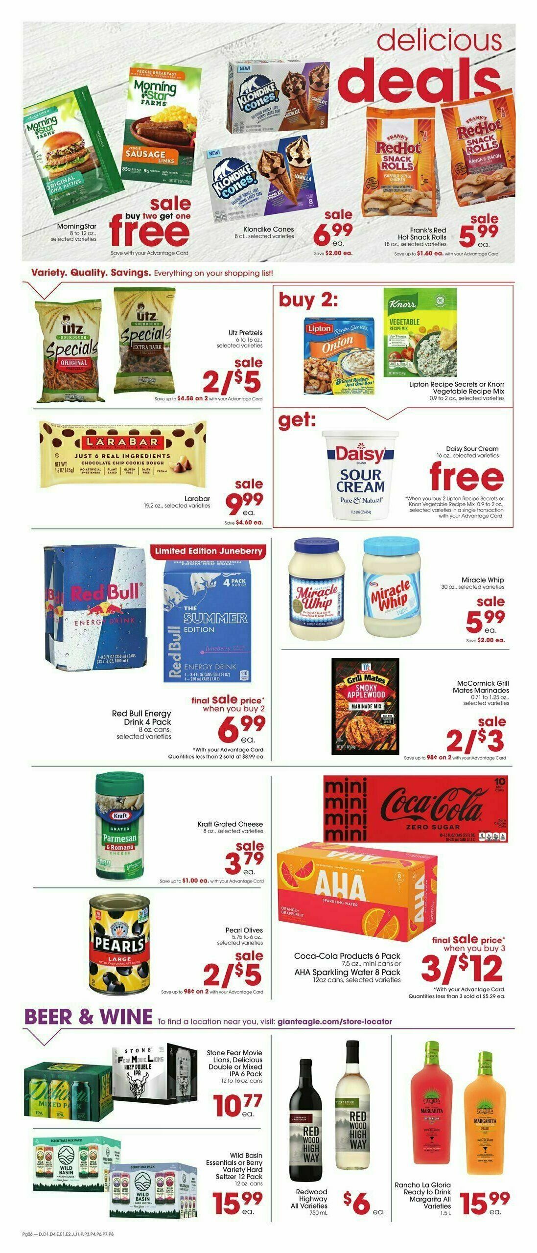Giant Eagle Weekly Ad from June 29