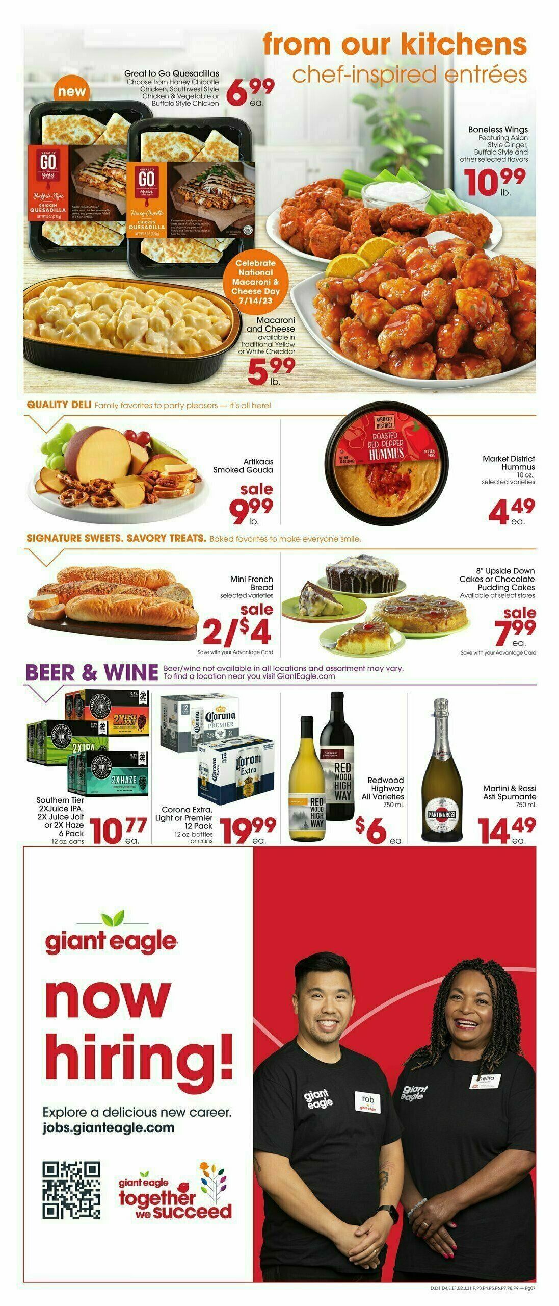 Giant Eagle Weekly Ad from July 13