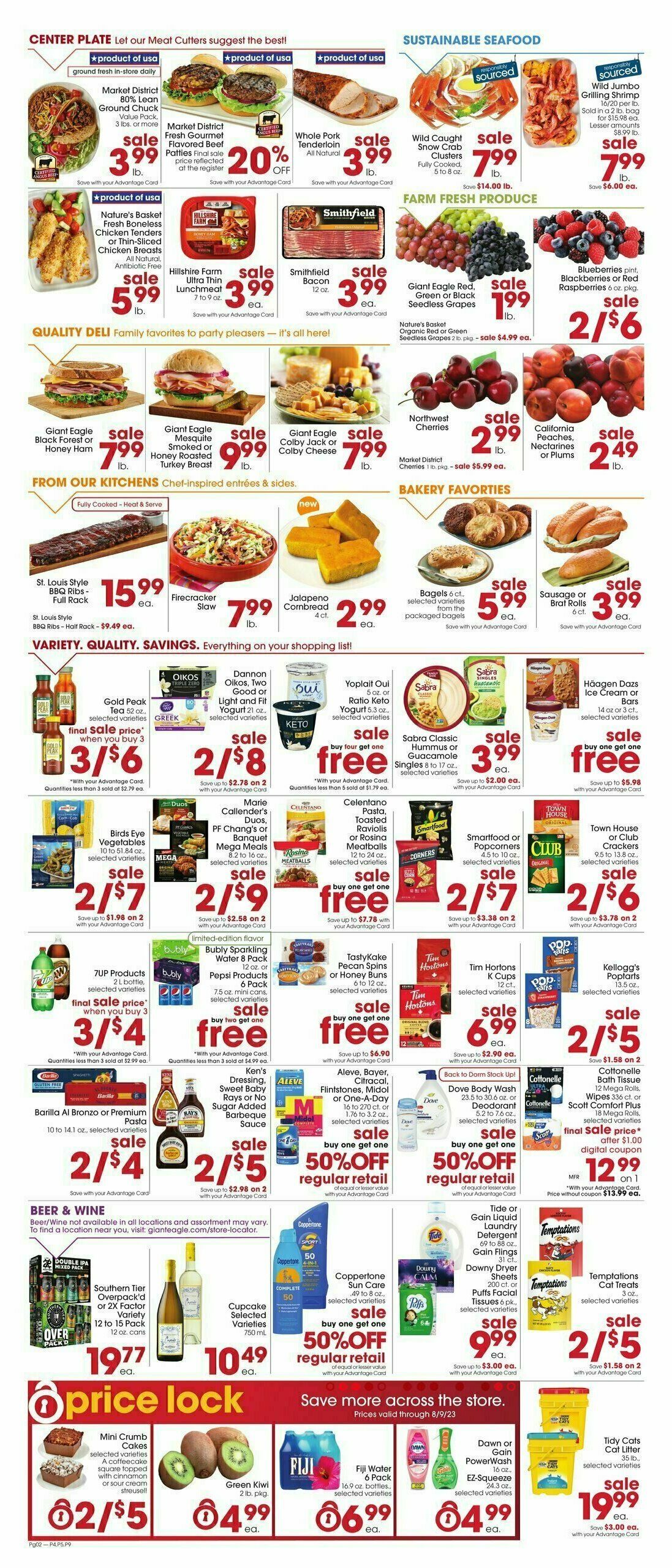Giant Eagle Weekly Ad from July 20