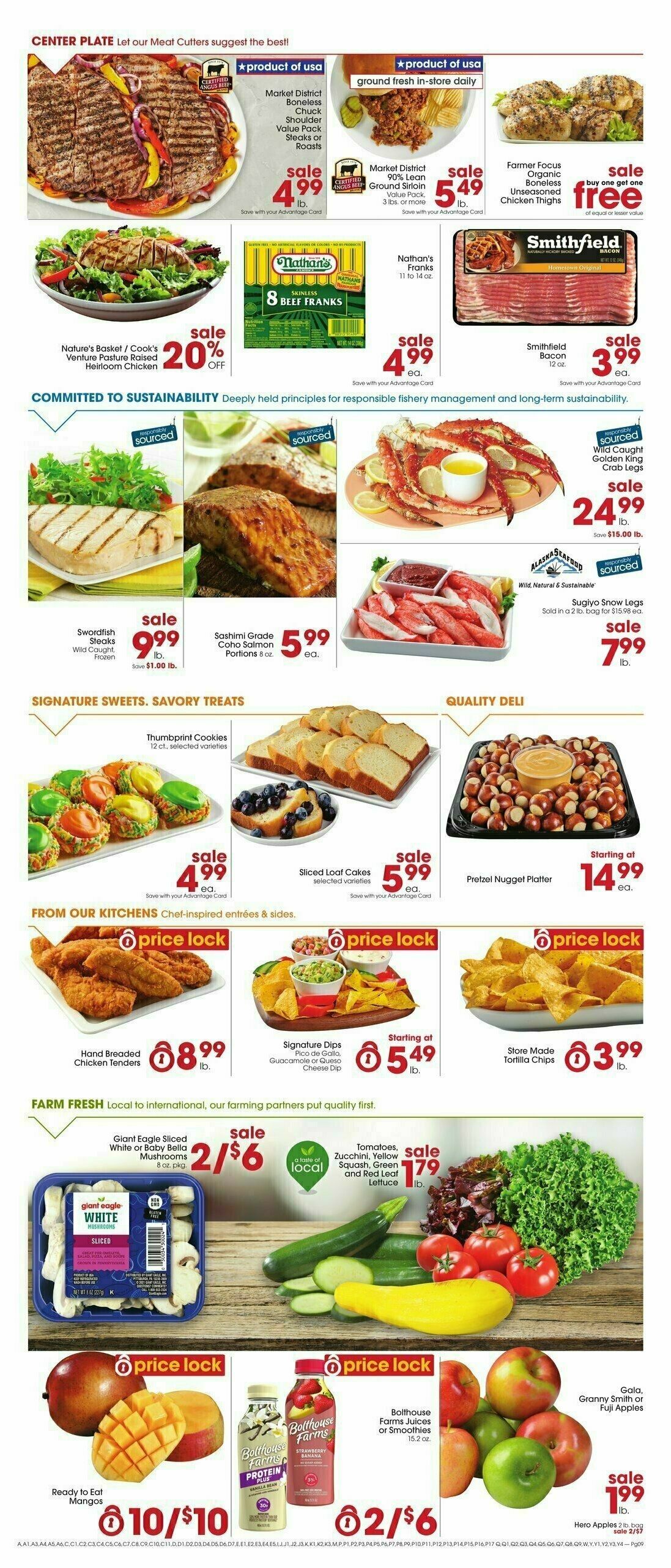 Giant Eagle Weekly Ad from August 10