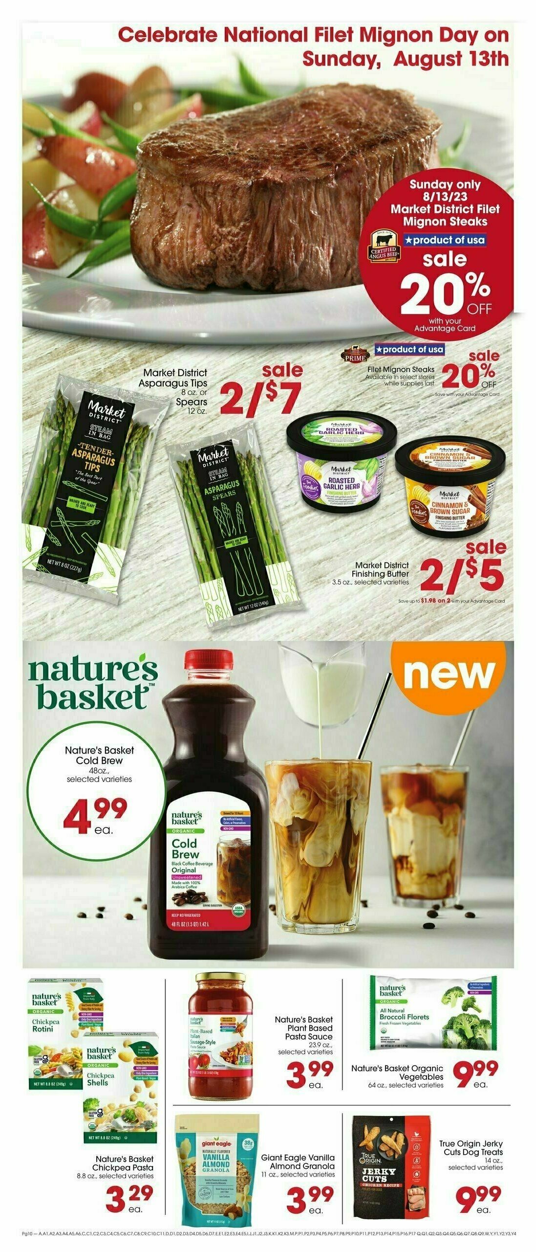 Giant Eagle Weekly Ad from August 10