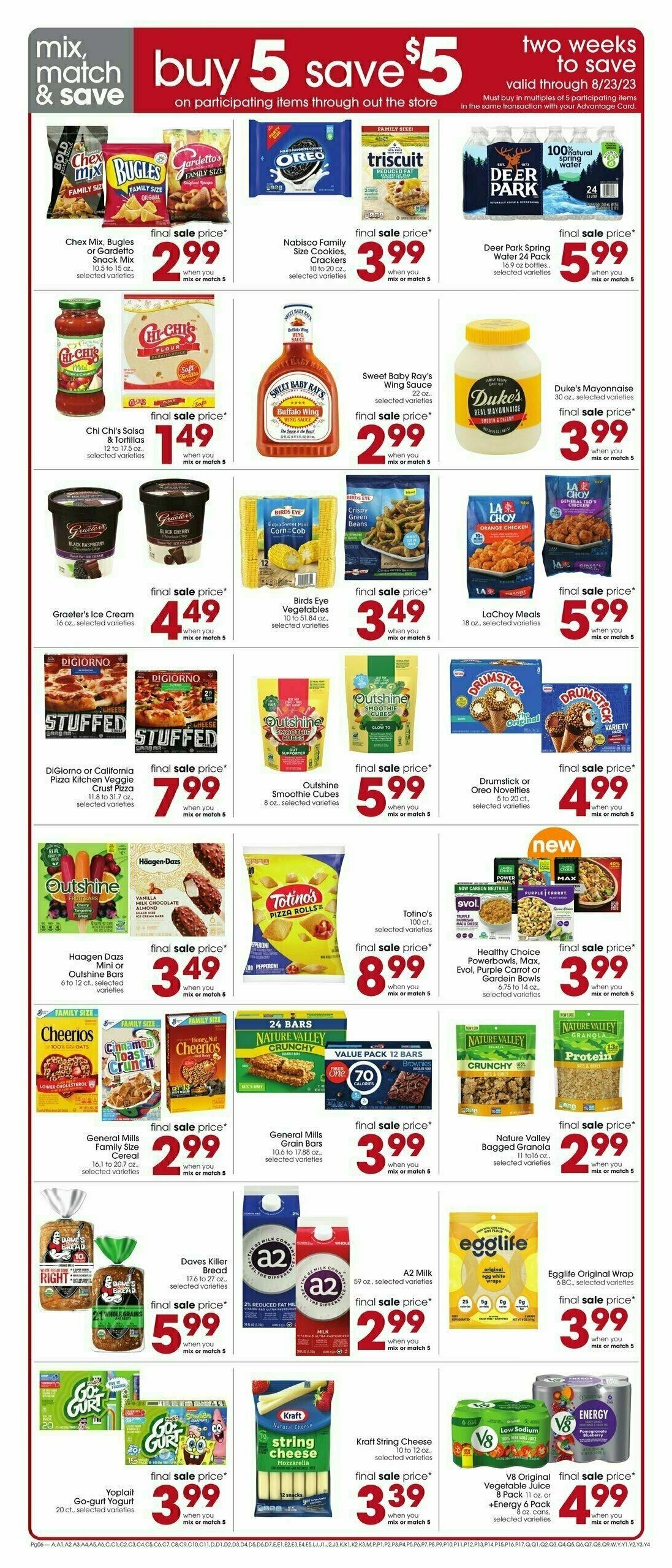 Giant Eagle Weekly Ad from August 10
