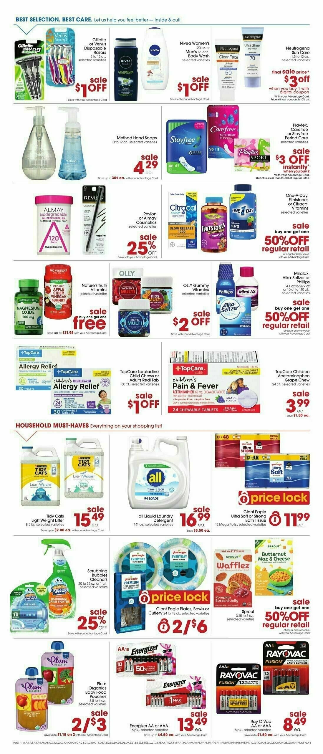 Giant Eagle Weekly Ad from August 10